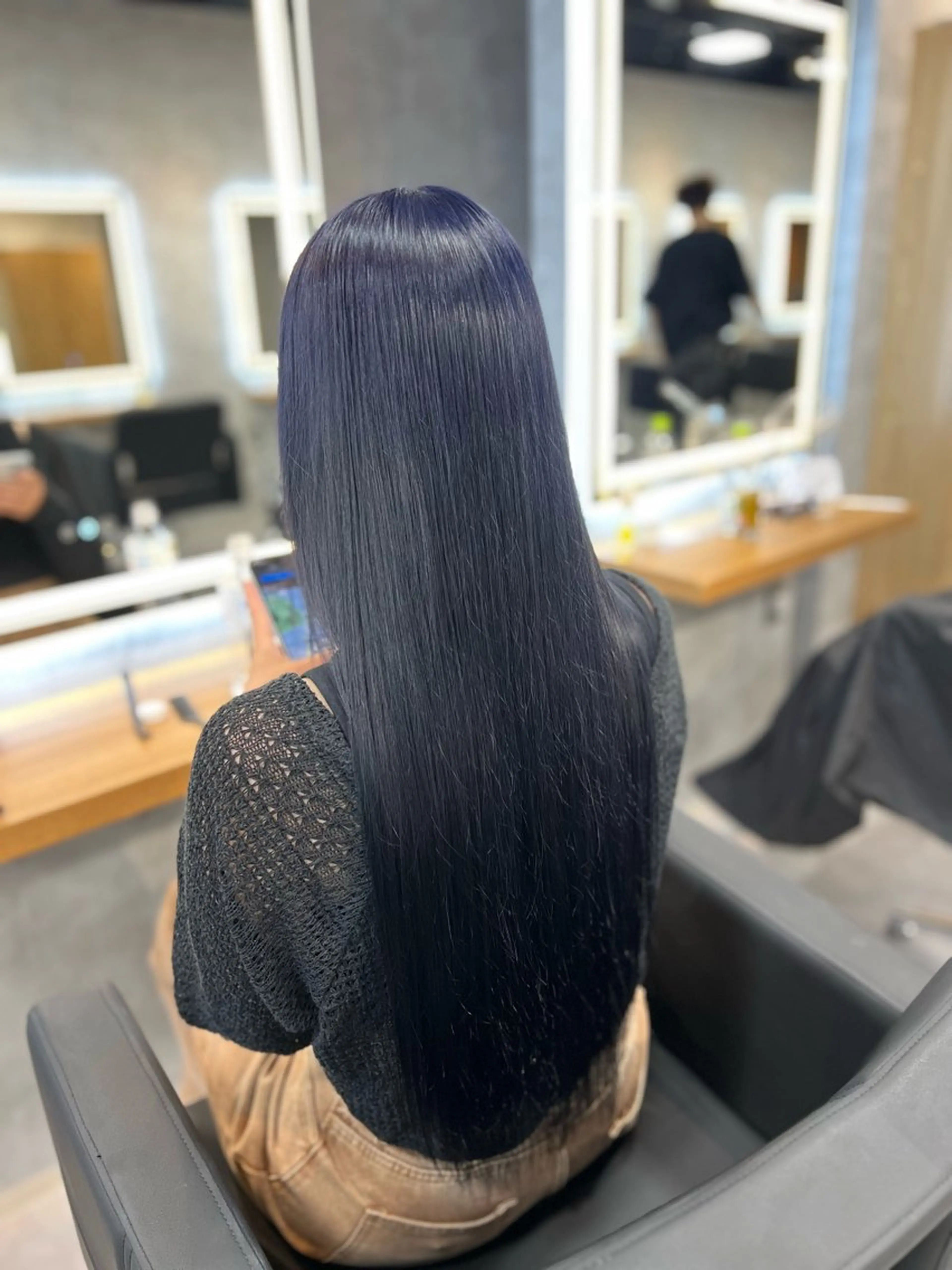 ロング カラー パーマ ヘアアレンジ 透明感ブリーチカラー 🌈TOMOHIROのヘアスタイル