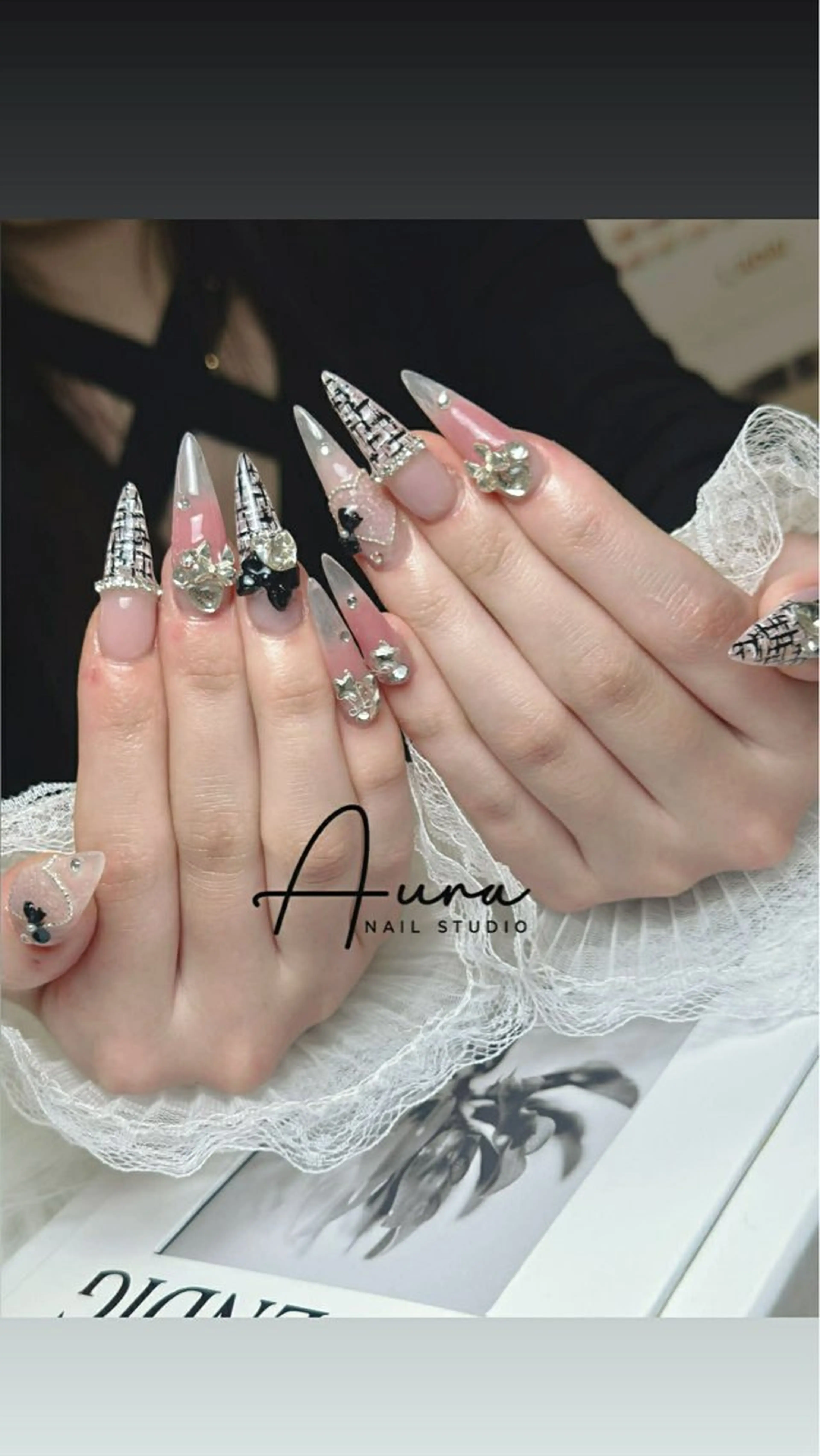 ネイル ハンドネイル Aura Nail HanNaのネイルデザイン