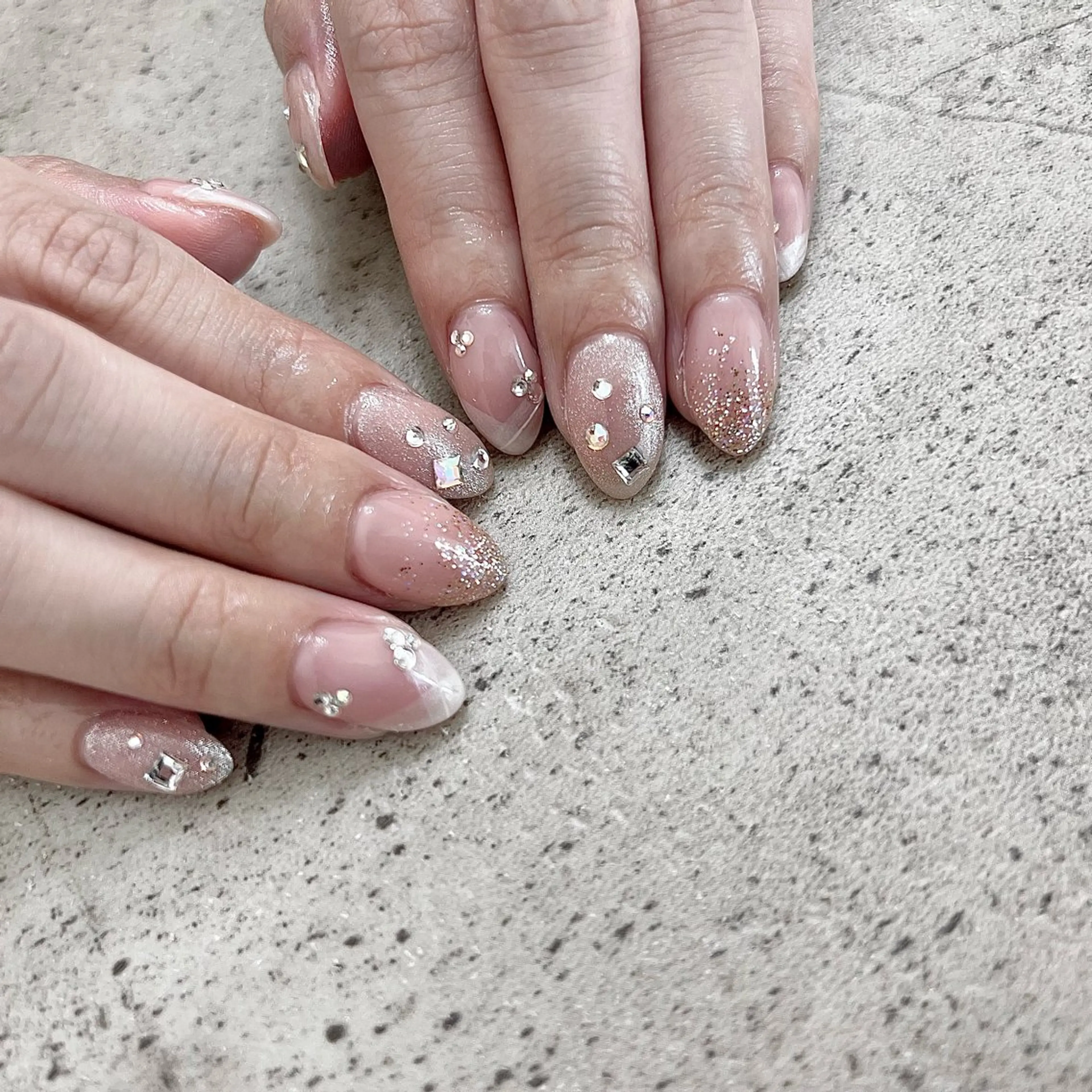 ネイル アートネイル 持ち込み Maison Calin manaのネイルデザイン