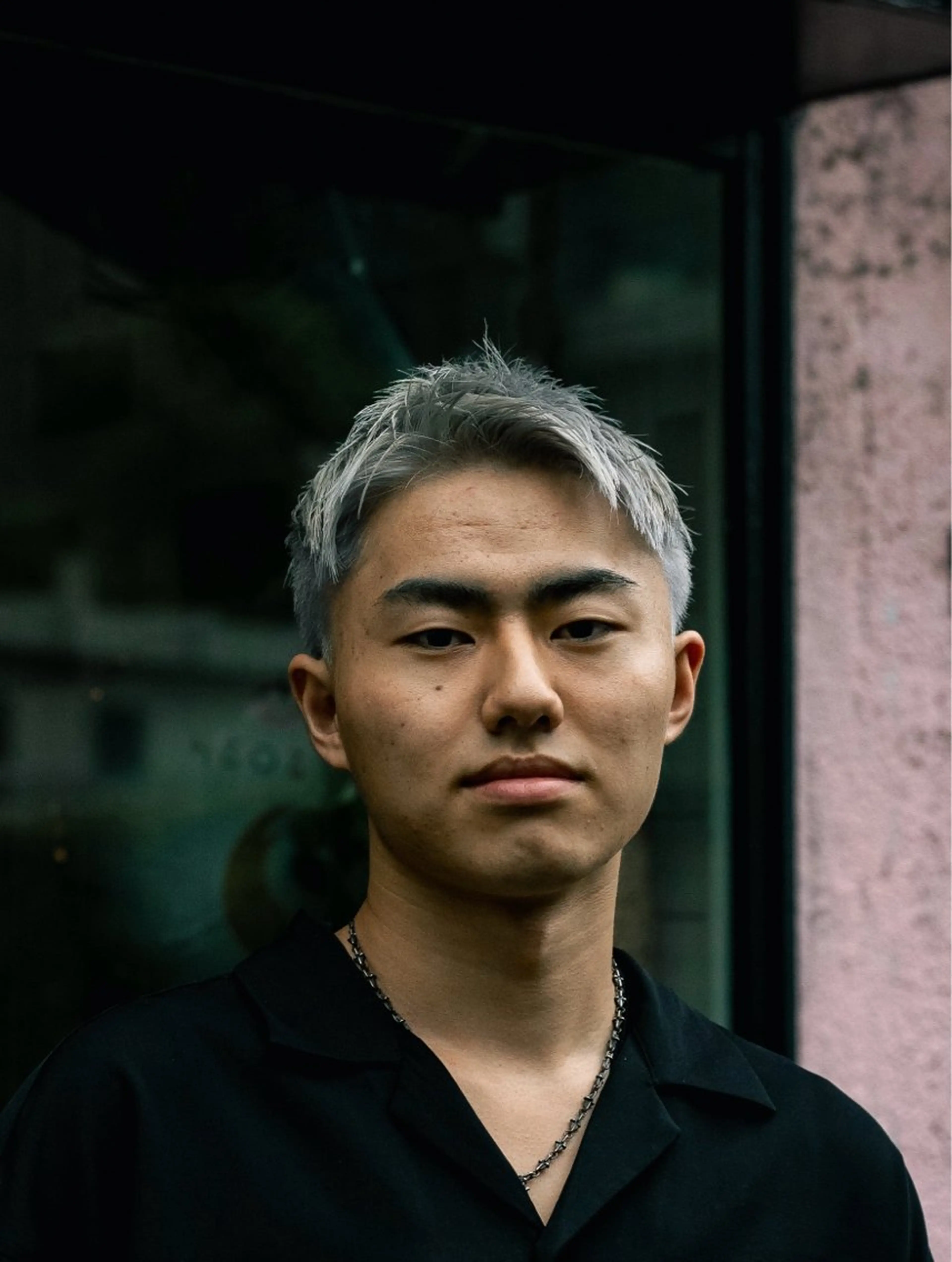 ショート カラー パーマ メンズ メンズブリーチ ブリーチ カット ヘアカラー 🔗メンズサロン🔗 Kieのヘアスタイル