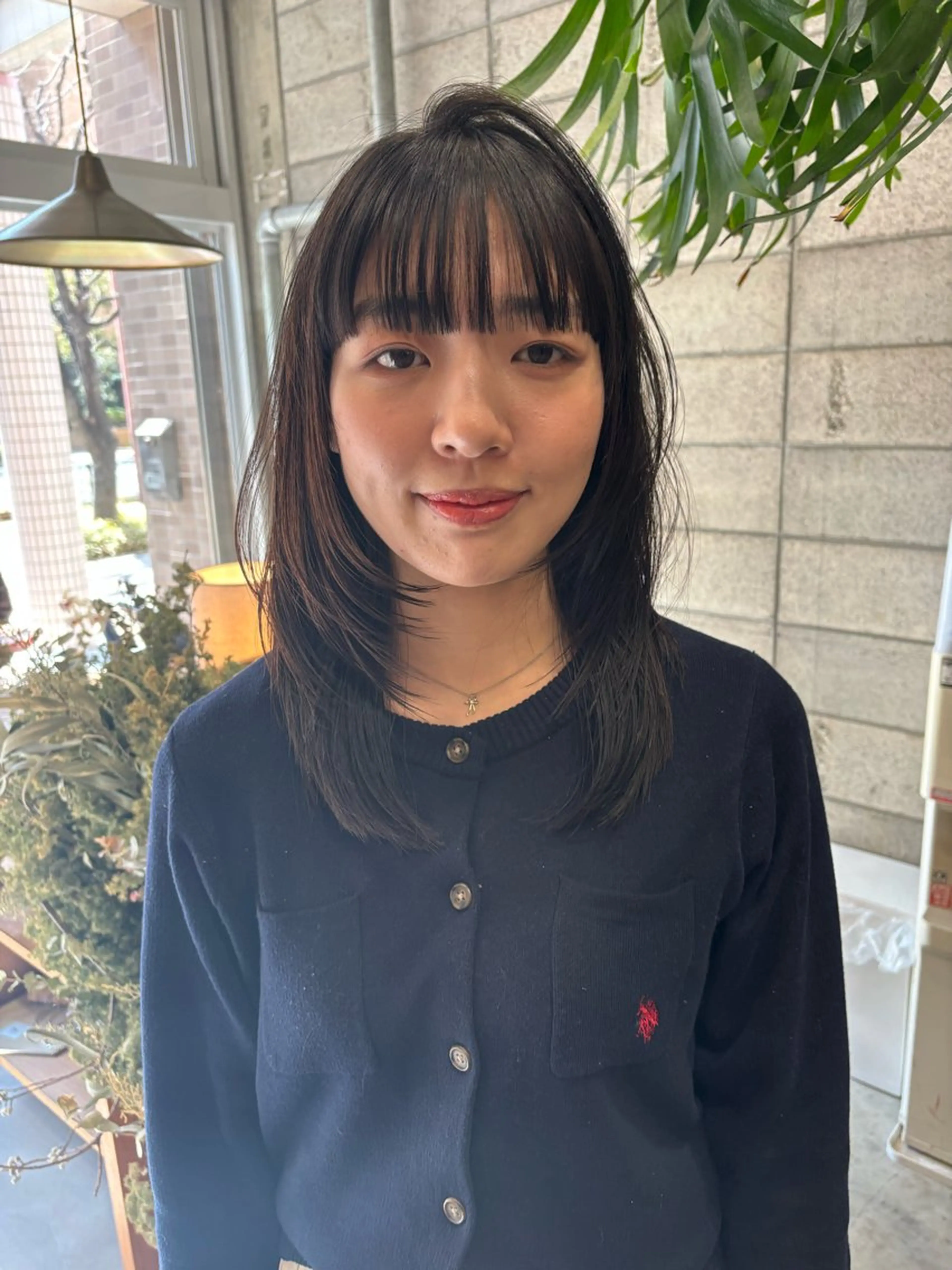 セミロング カット ヘッドスパ タケ/ボブカット ブリーチモデルのヘアスタイル