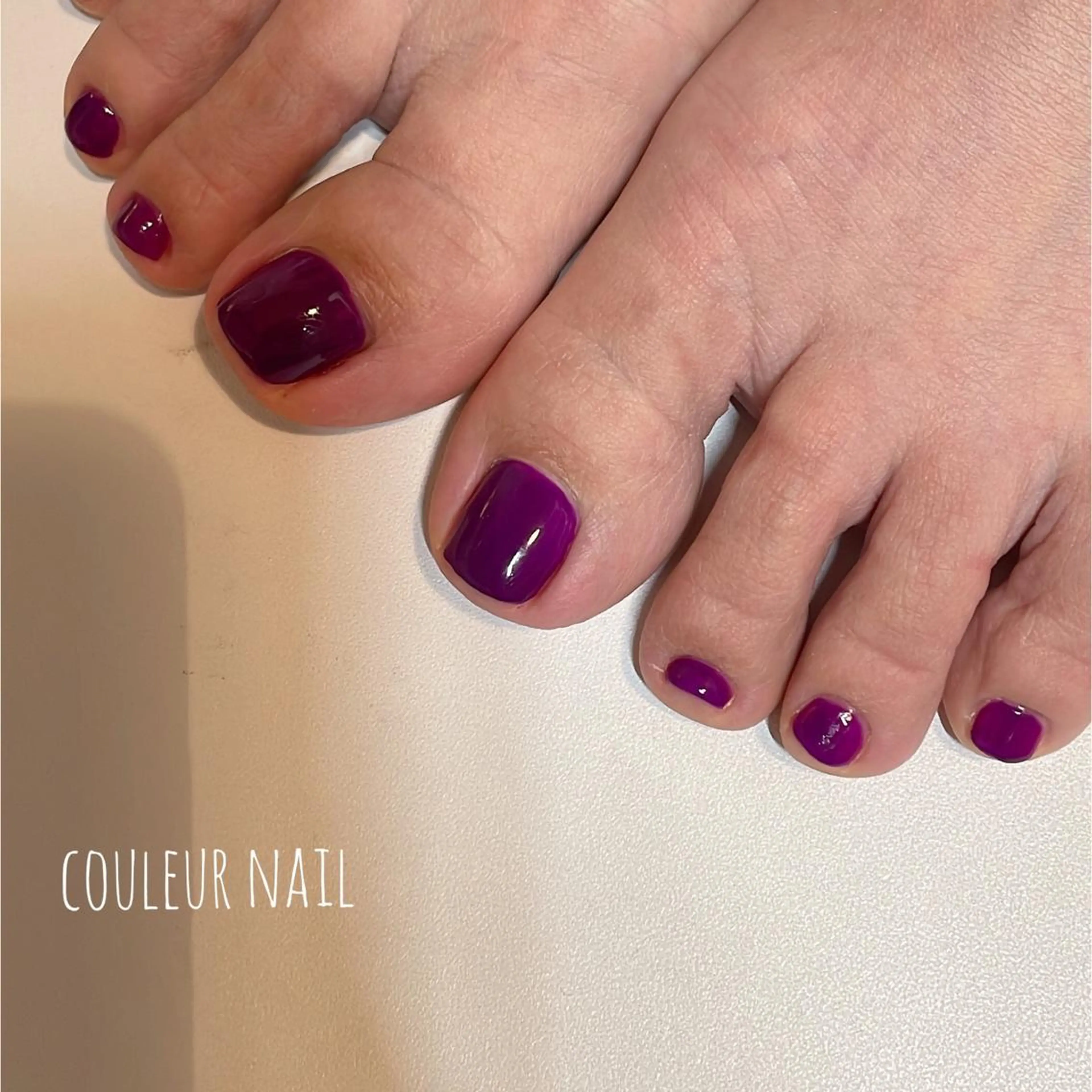 ネイル フットネイル couleur nailのネイルデザイン