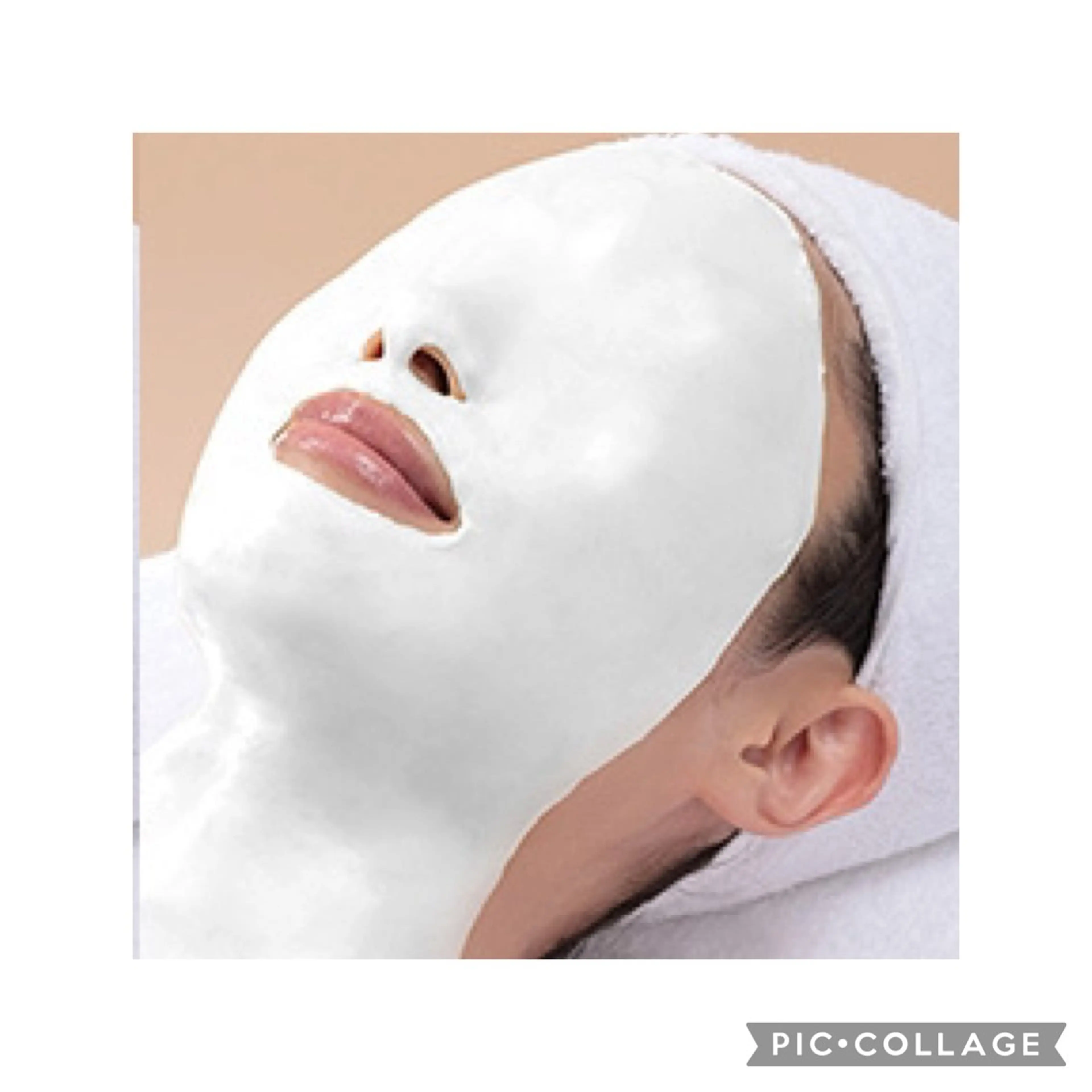 50分のフェイシャルデコルテエステ&ブライトニングパック シミ、ソバカスにお悩みの方!輝く美白の写真