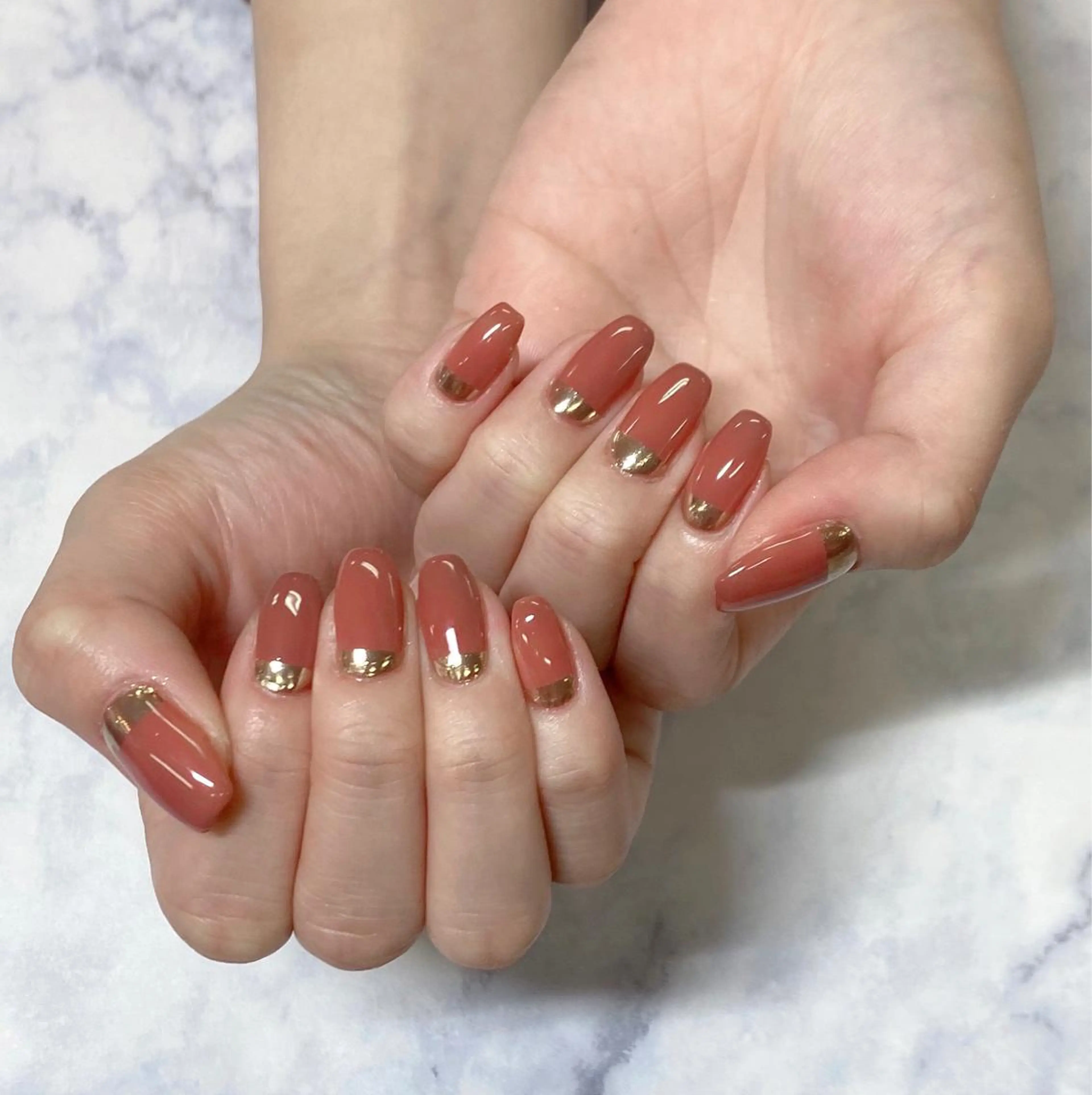 ネイル ミラーネイル ワンカラーネイル 🌻ひまり🌻 ネイルのネイルデザイン