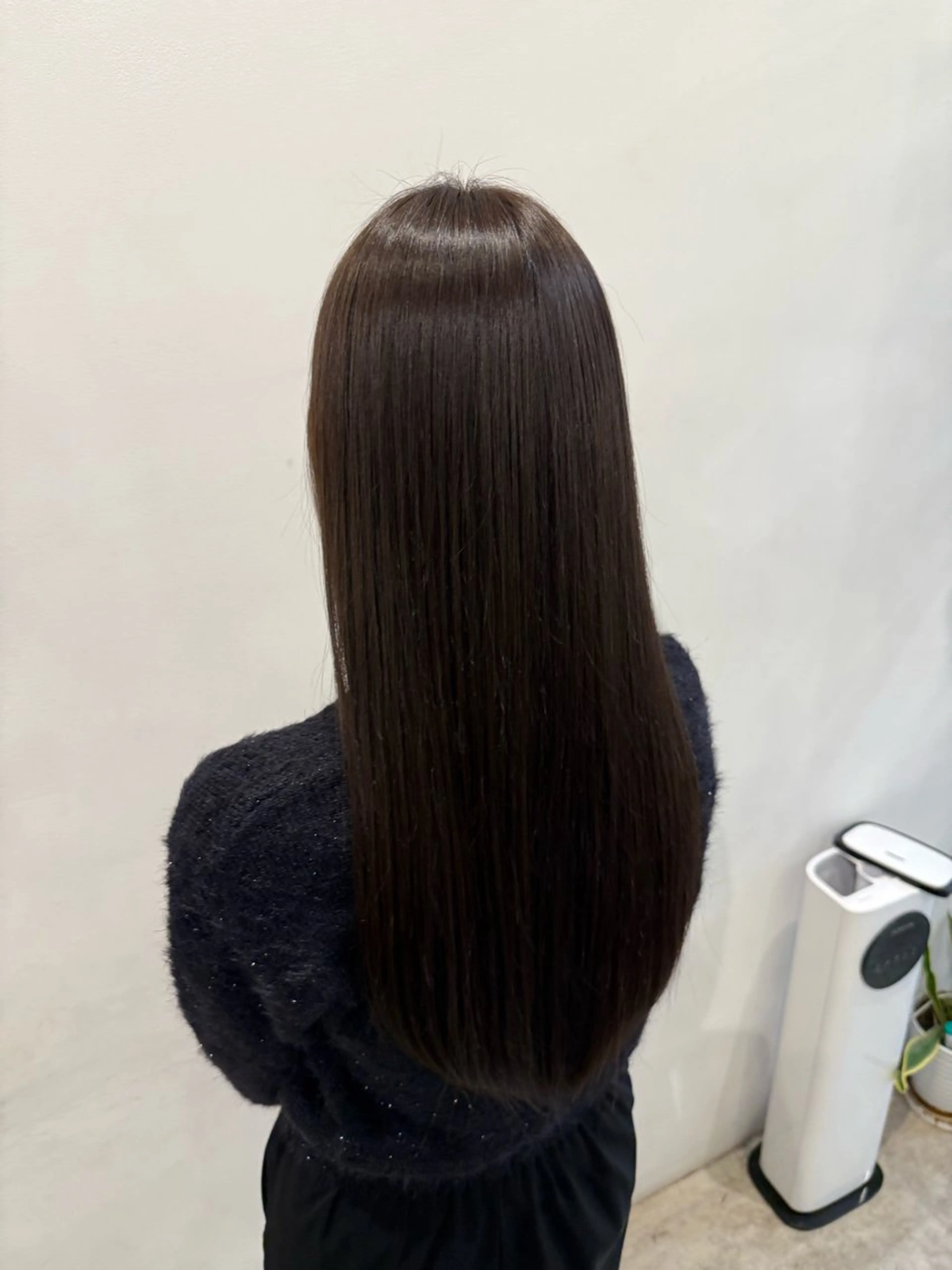 ロング カラー グレージュ レイヤーカット 川口開世 short cutのヘアスタイル