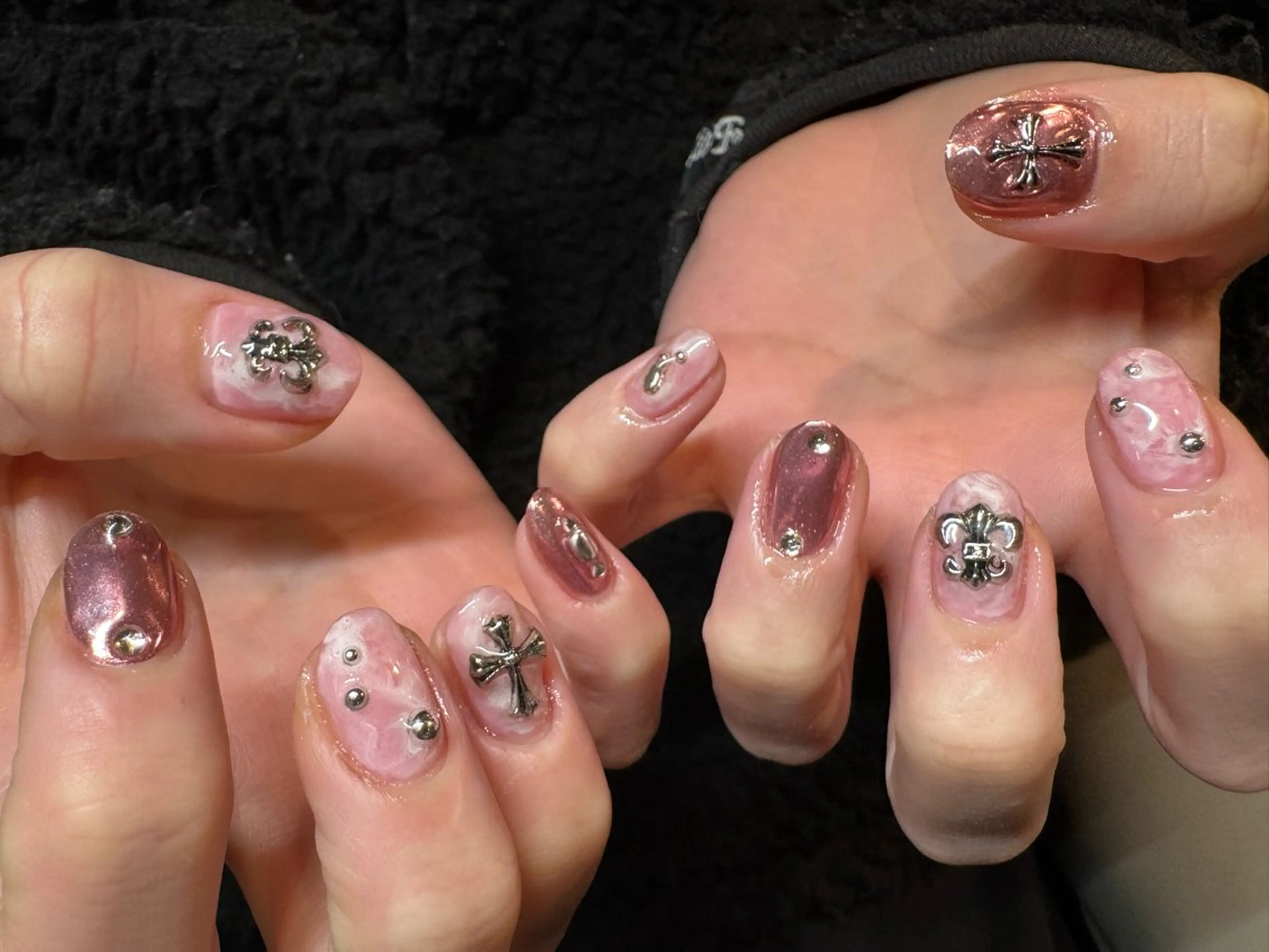 ネイル 春ネイル ハンドネイル tsumeasobi 🪬macoのネイルデザイン