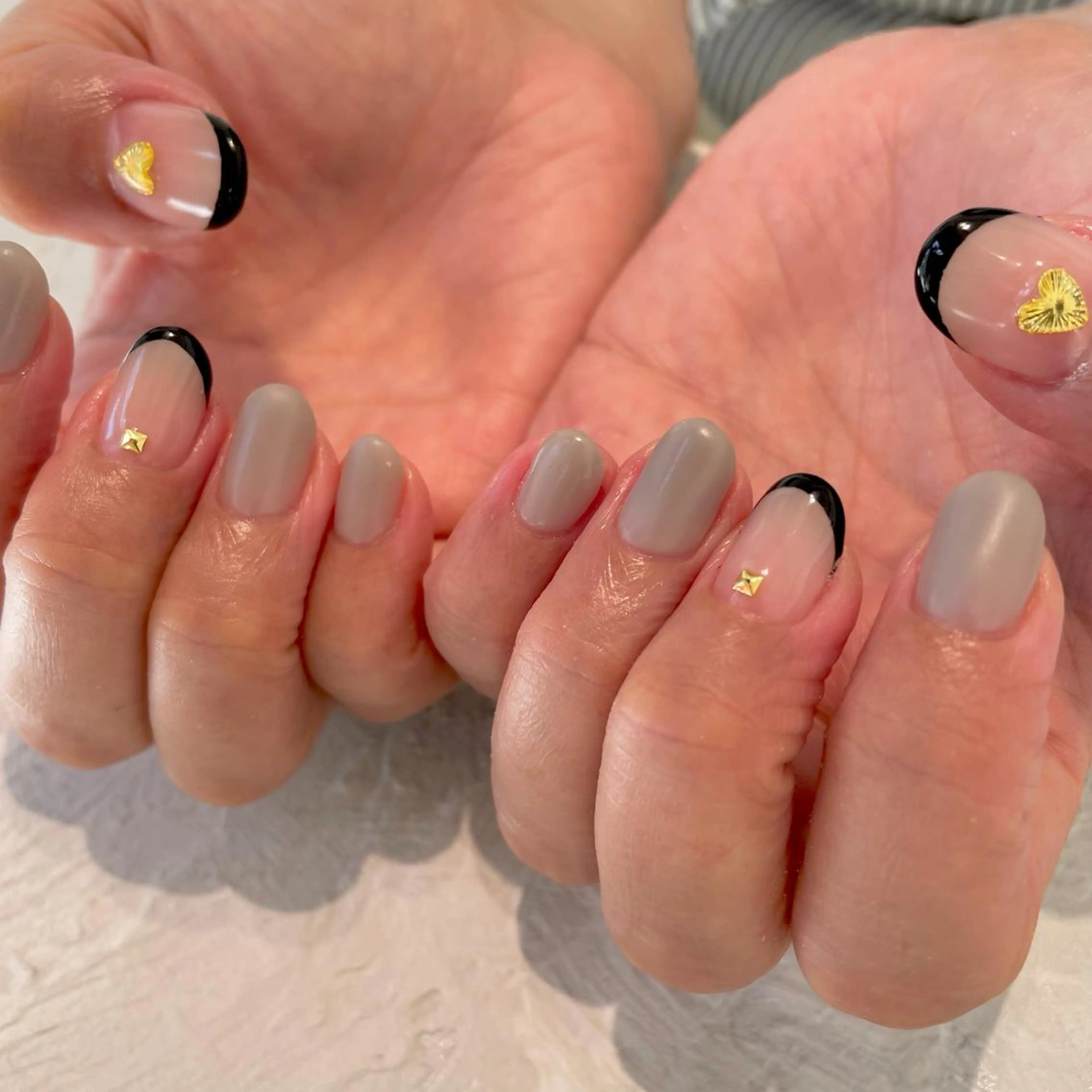 ネイル アートネイル シンプルネイル tete'o nail RIEのネイルデザイン