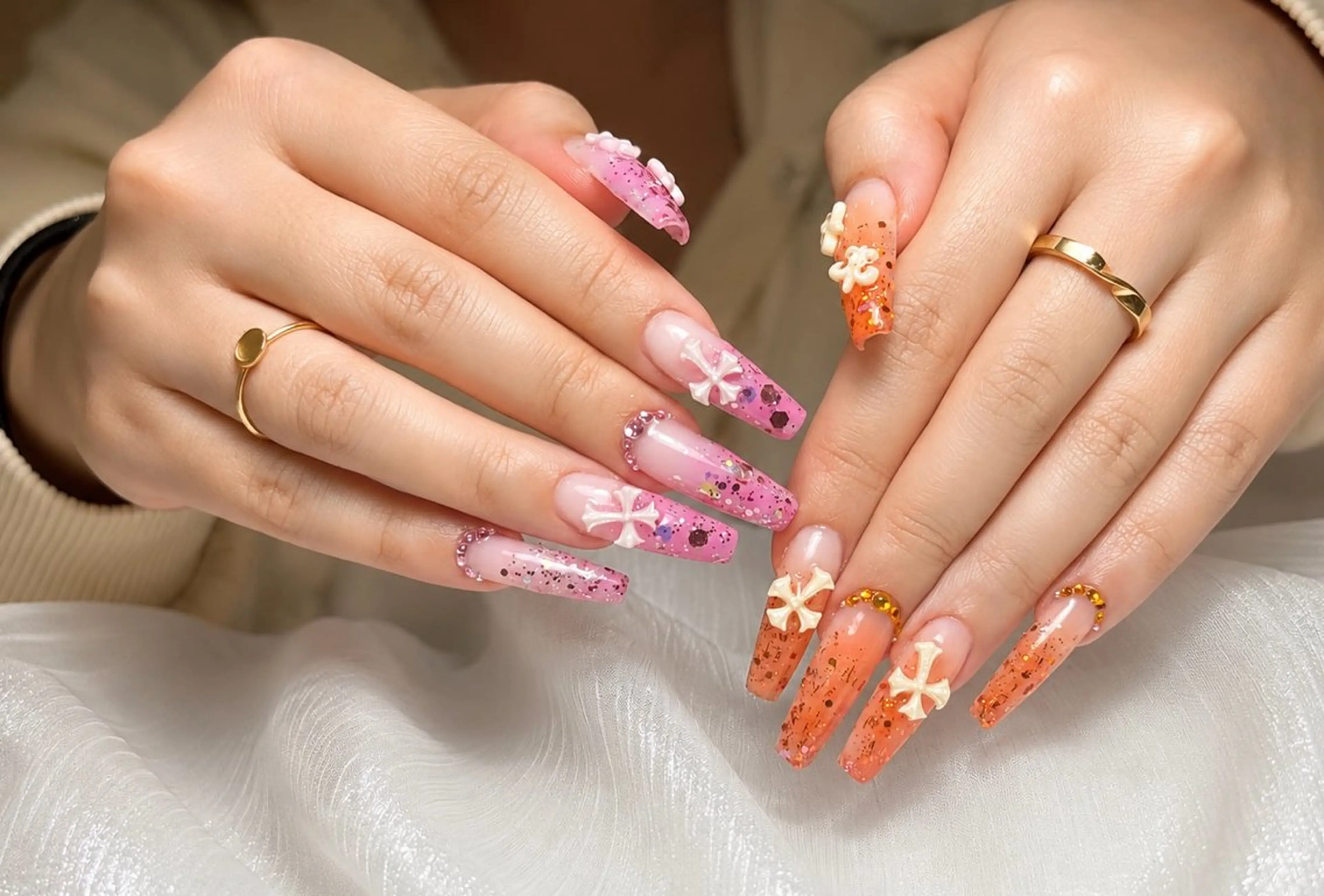 セミロング ティキ Pono Nailsのネイルデザイン