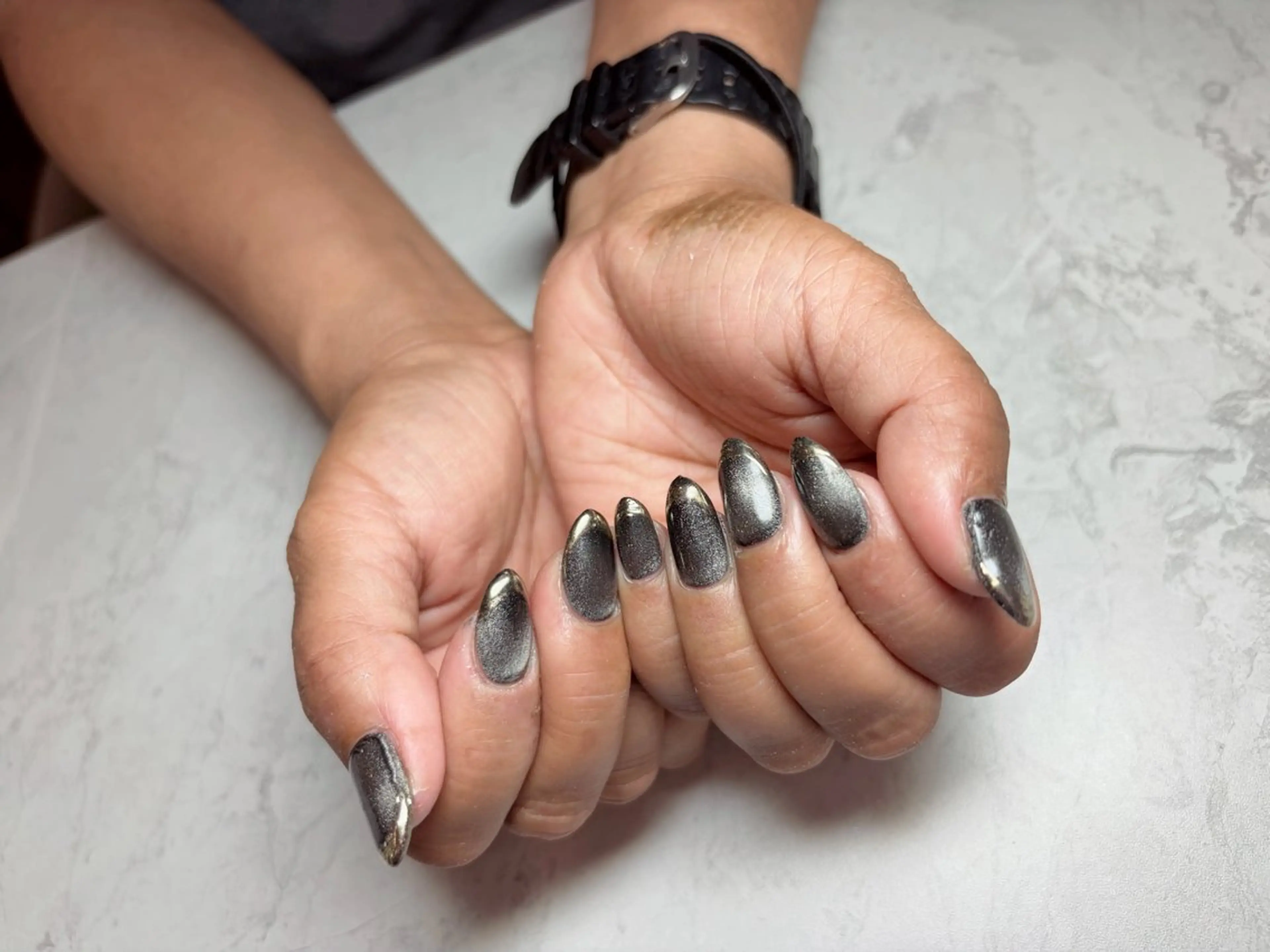 ネイル アートネイル ミラーネイル ハンドネイル nailme!/松下 侑未のネイルデザイン