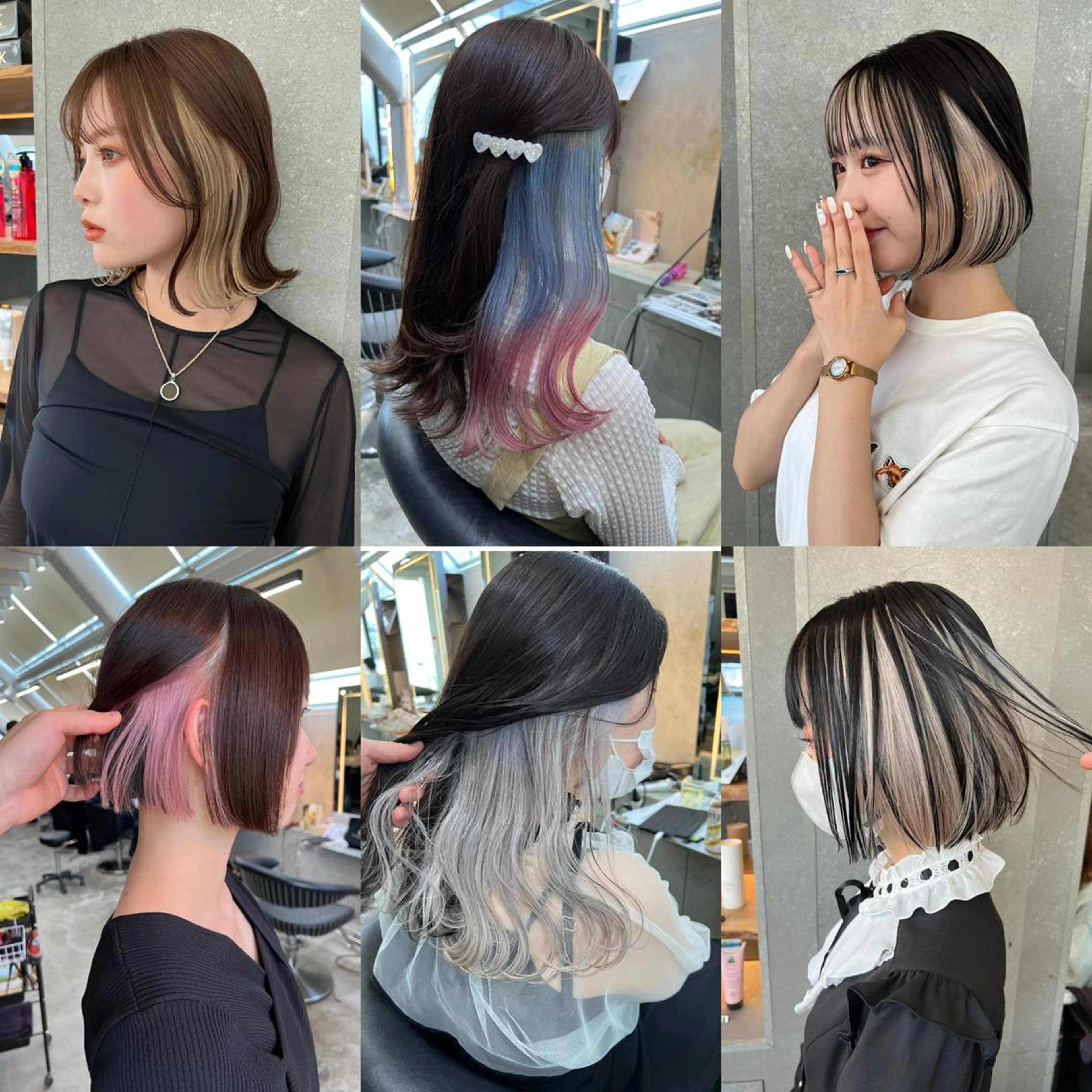 ロング カット ヘアカラー トリートメント 低ダメージカラー Yoshidaのヘアスタイル