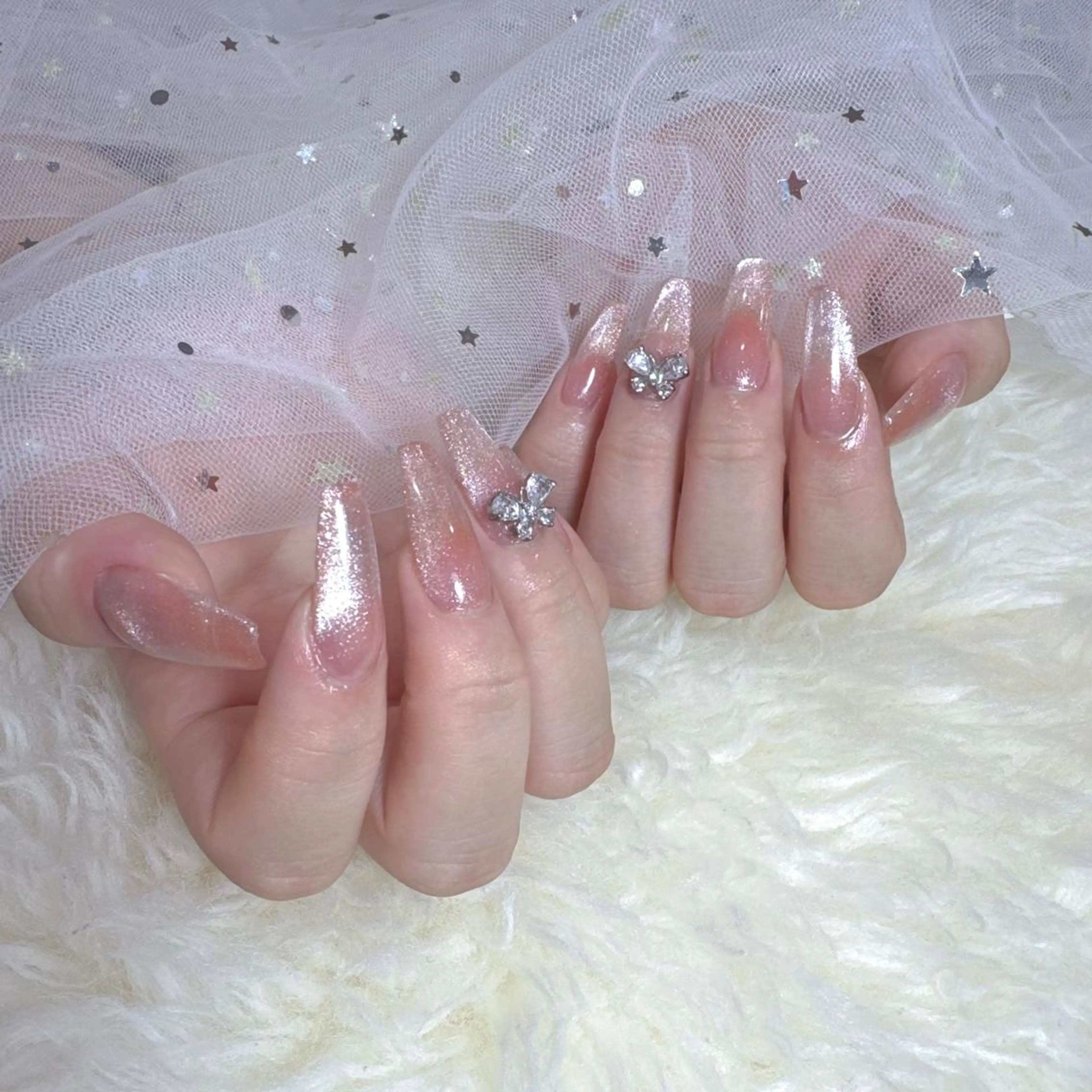 【HANDオフ無し】チップ長さだし+マグネットワンカラーの写真