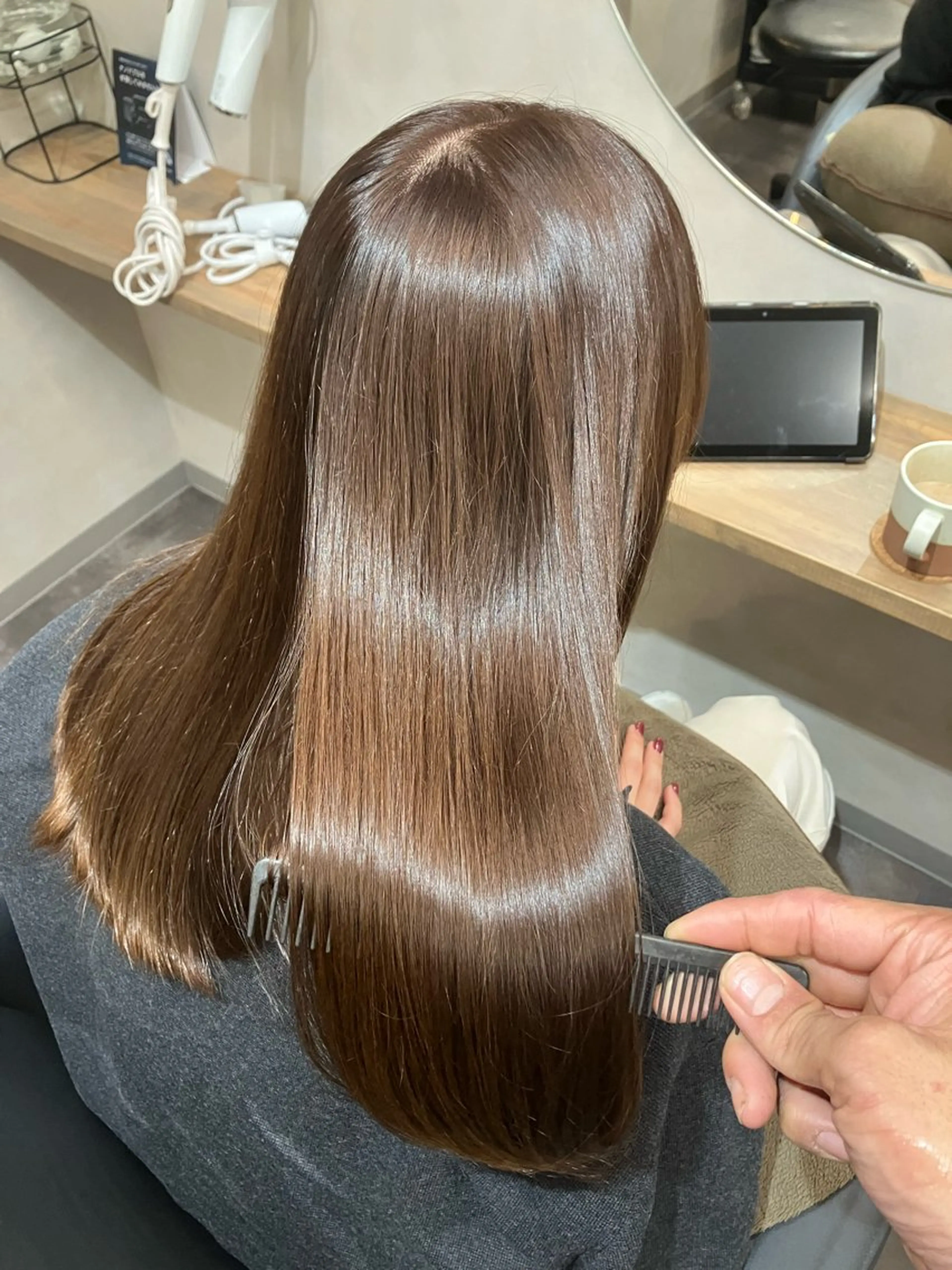 ロング カラー カット ヘアカラー 透明感カラー/ 髪質改善町田佑人のヘアスタイル