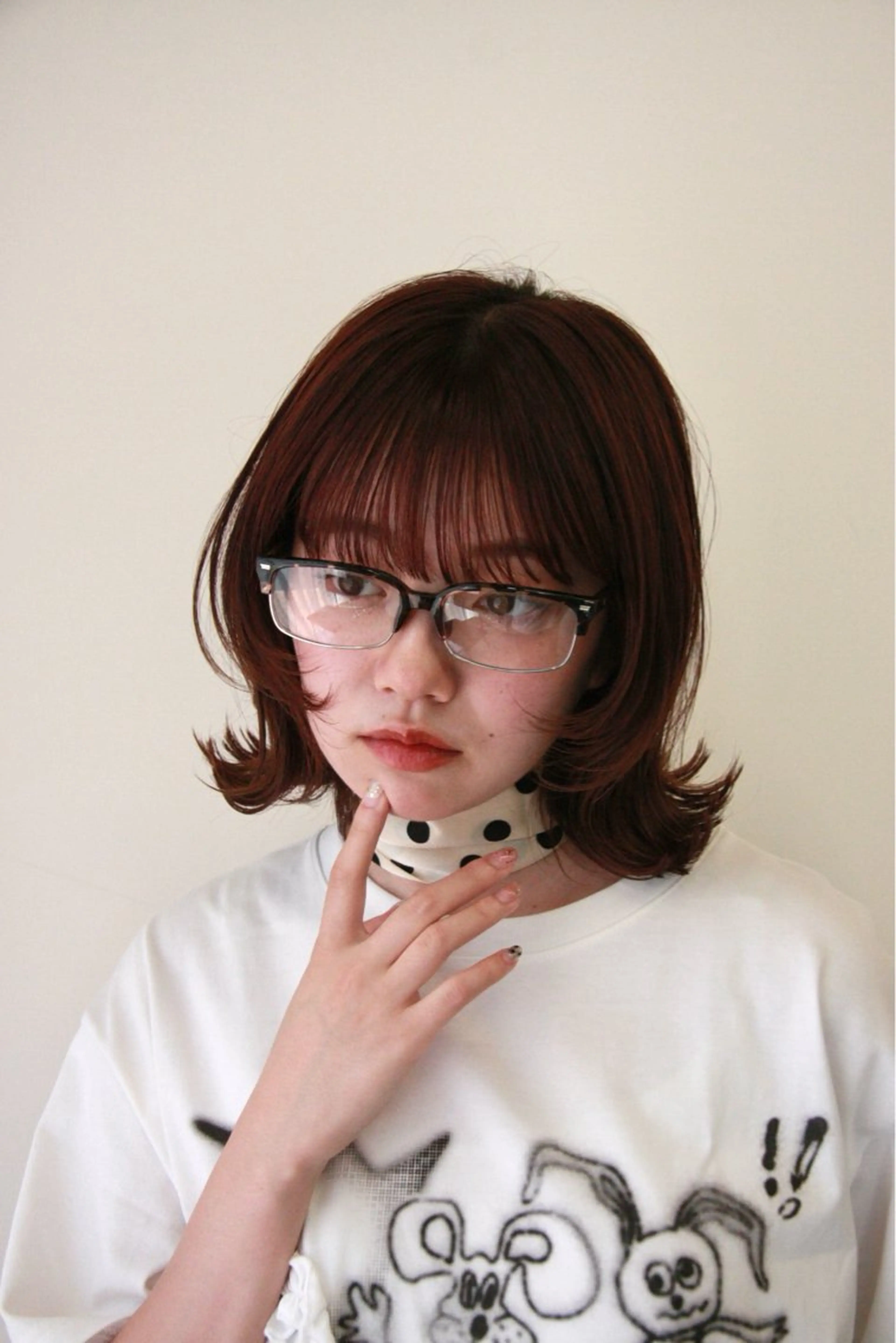 ミディアム ボブレイヤー ボブ レイヤーカット 外ハネヘア Koya ショート/ボブのヘアスタイル