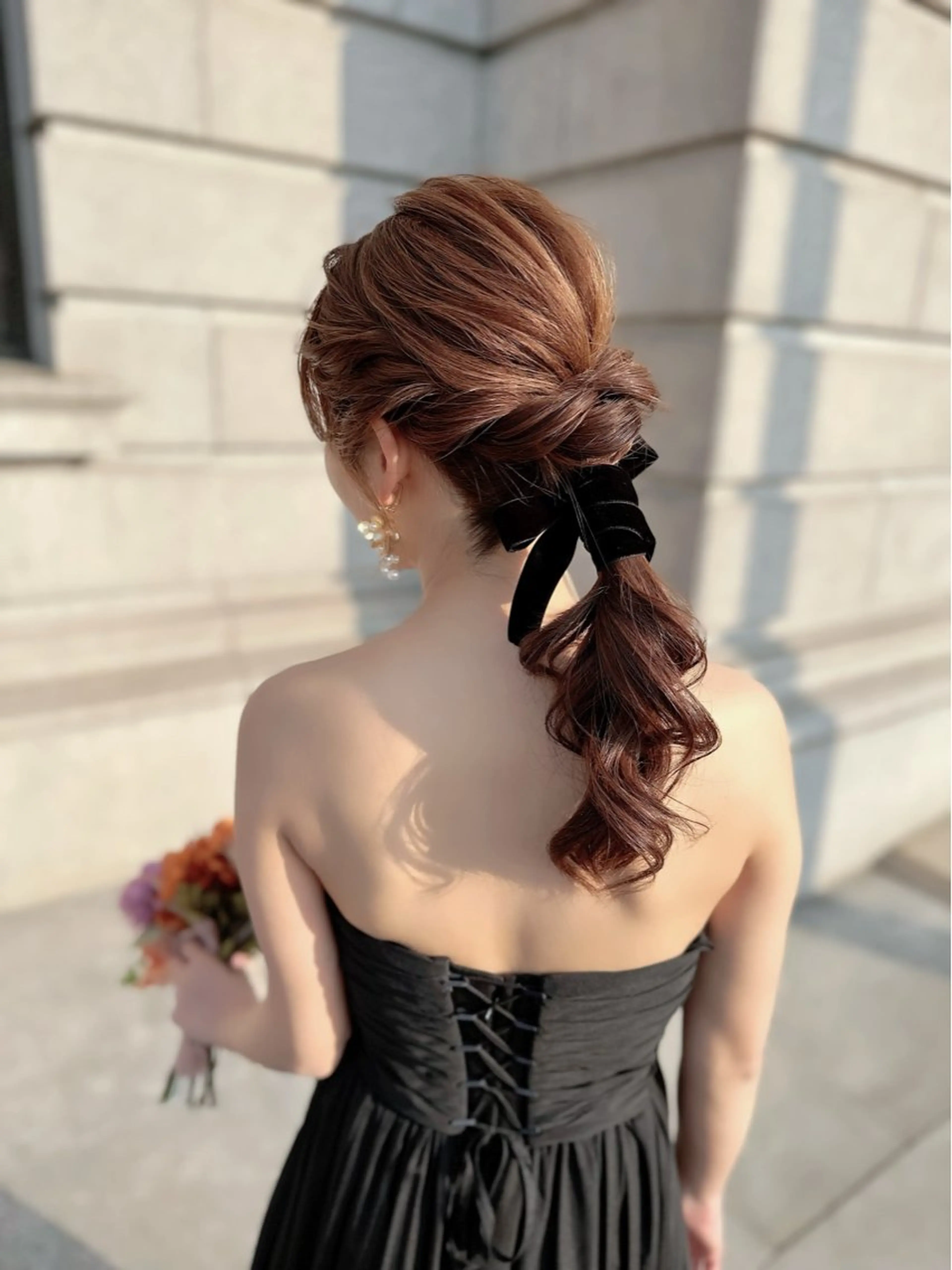 ヘアアレンジ ポニーテール ヘアセット Darling Darwin所属・ヘアセットメイク専門 ダーリンダーウィンのその他イメージ