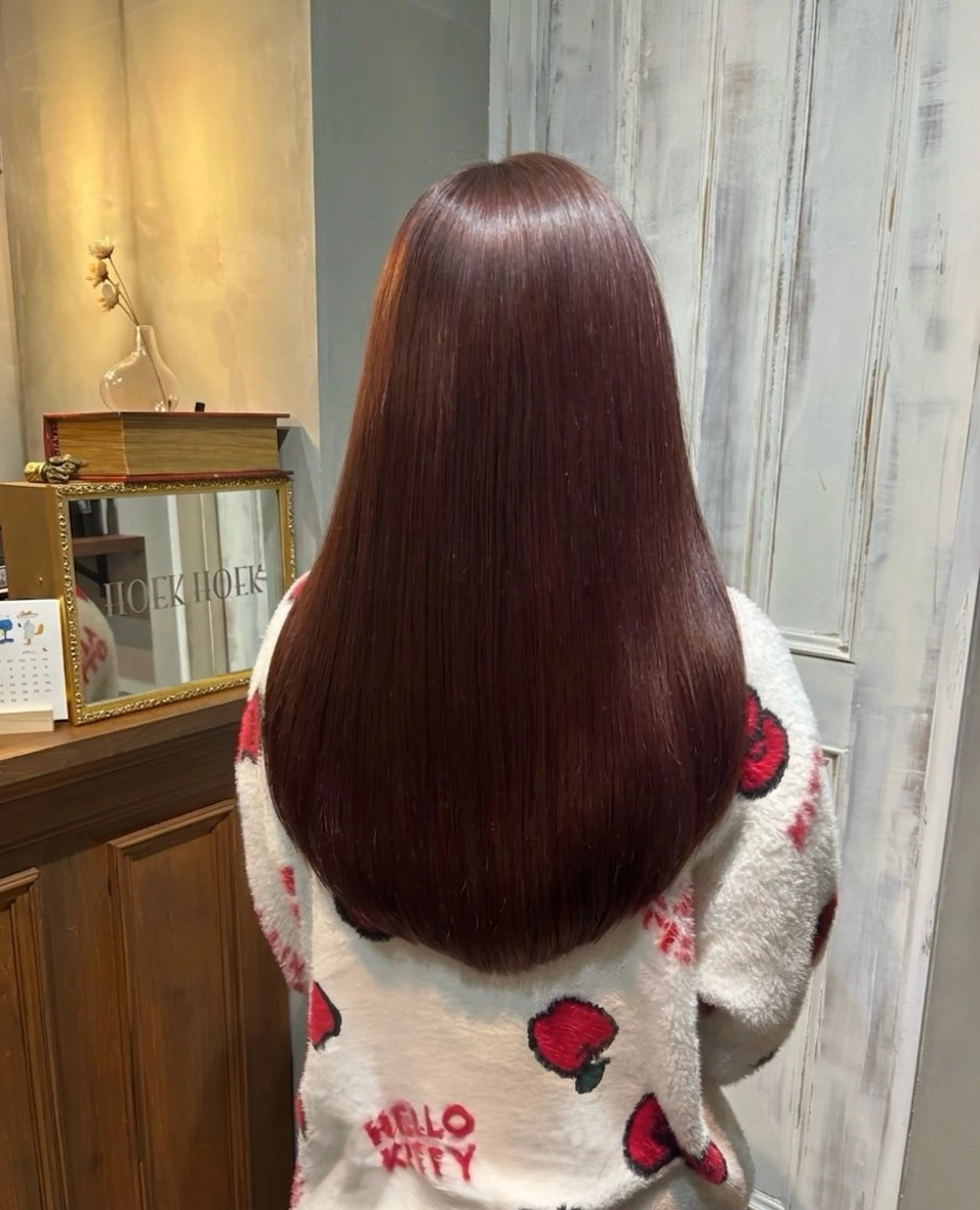 ロング カラー ブラウンカラー ピンクカラー ピンクブラウン ヘアカラー saya 🌟 レイヤー/ツヤ髪のヘアスタイル