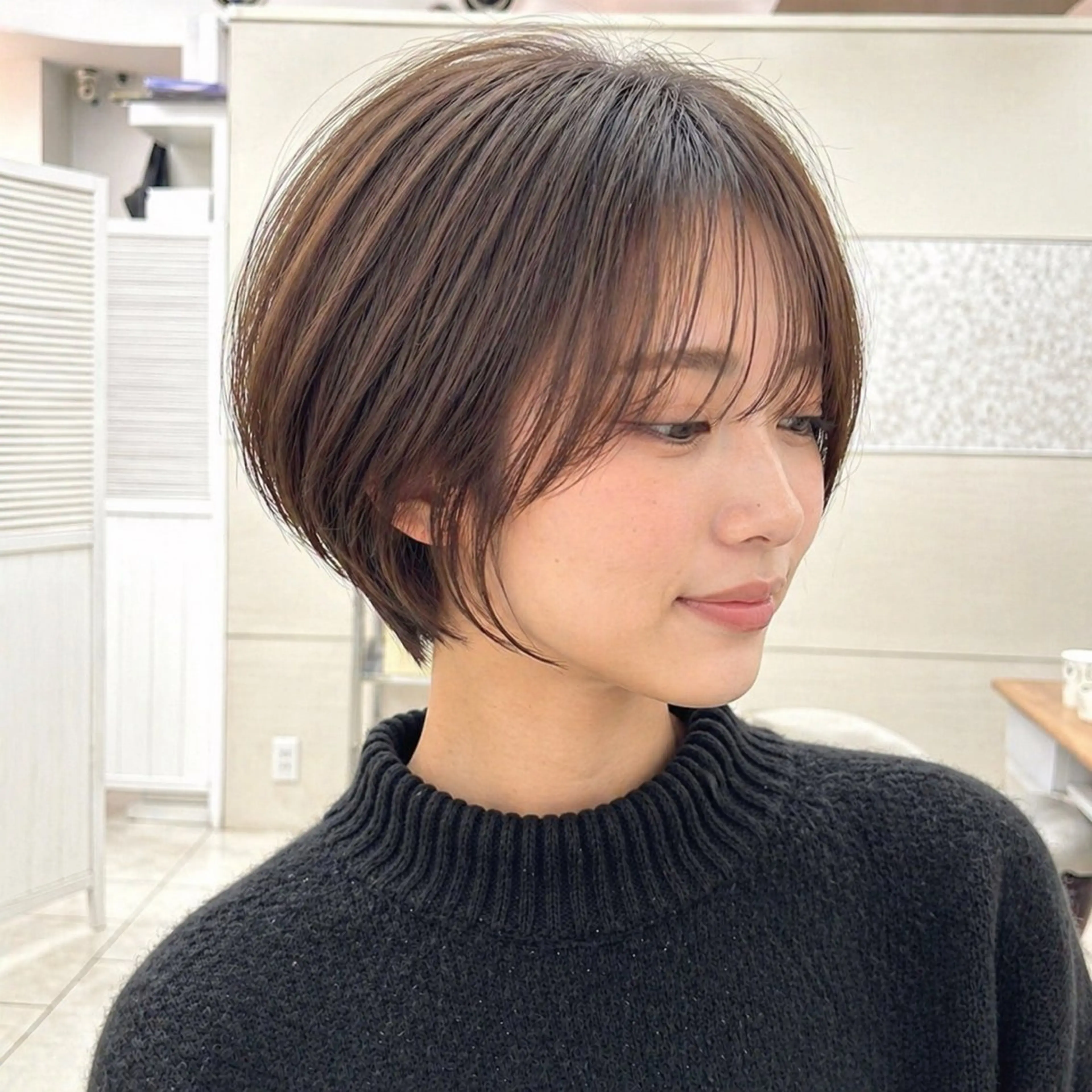 ショート 似合わせカット ショートヘア トリートメント manami/ ハッシュレイヤーのヘアスタイル