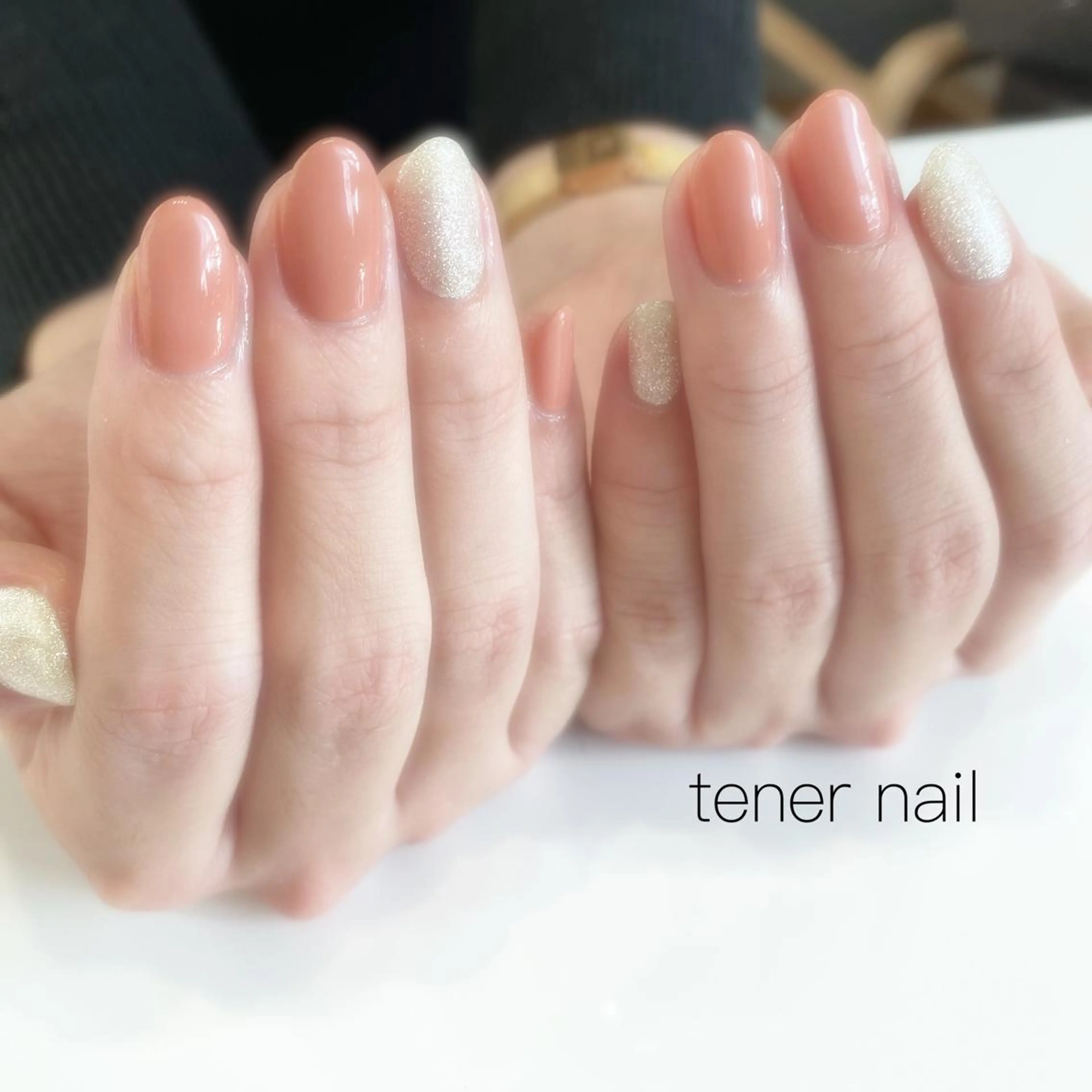 ネイル ワンカラーネイル シルバー テネルネイル tener nailのネイルデザイン