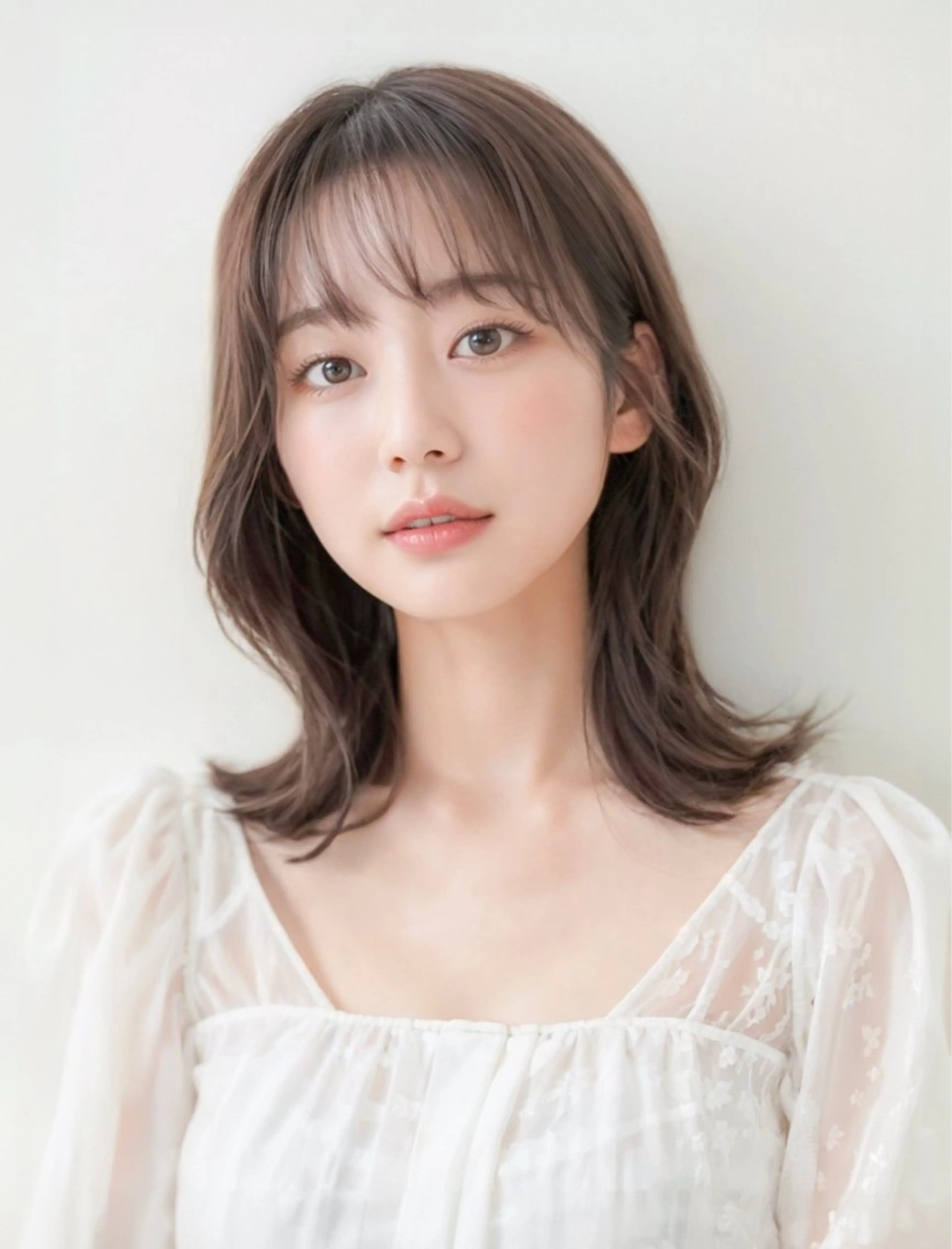 ミディアム 🫧ふくだ りな 🕊のヘアスタイル