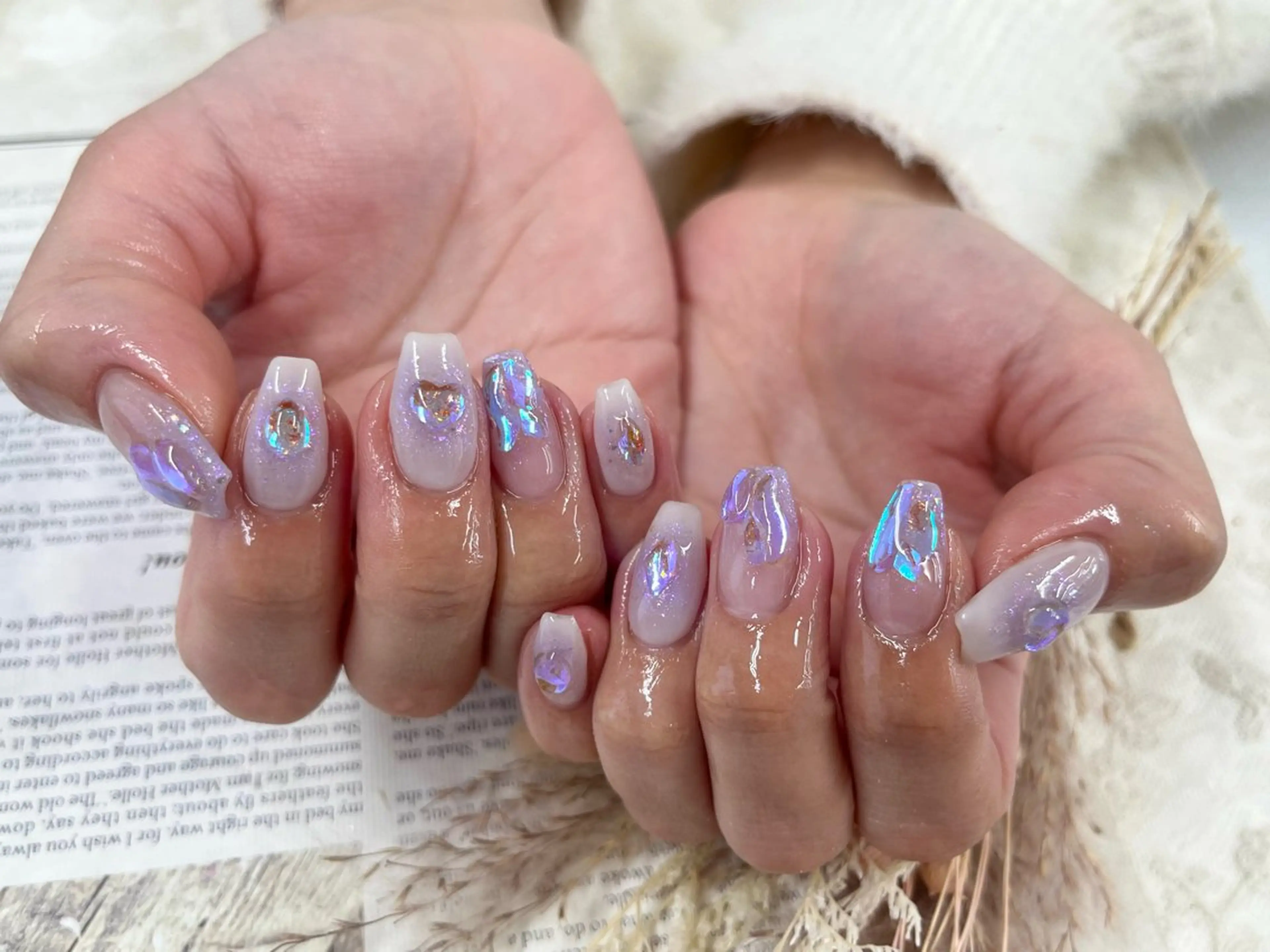 ネイル ストーンネイル ハンドネイル Basic町田本店 Suzunaのネイルデザイン