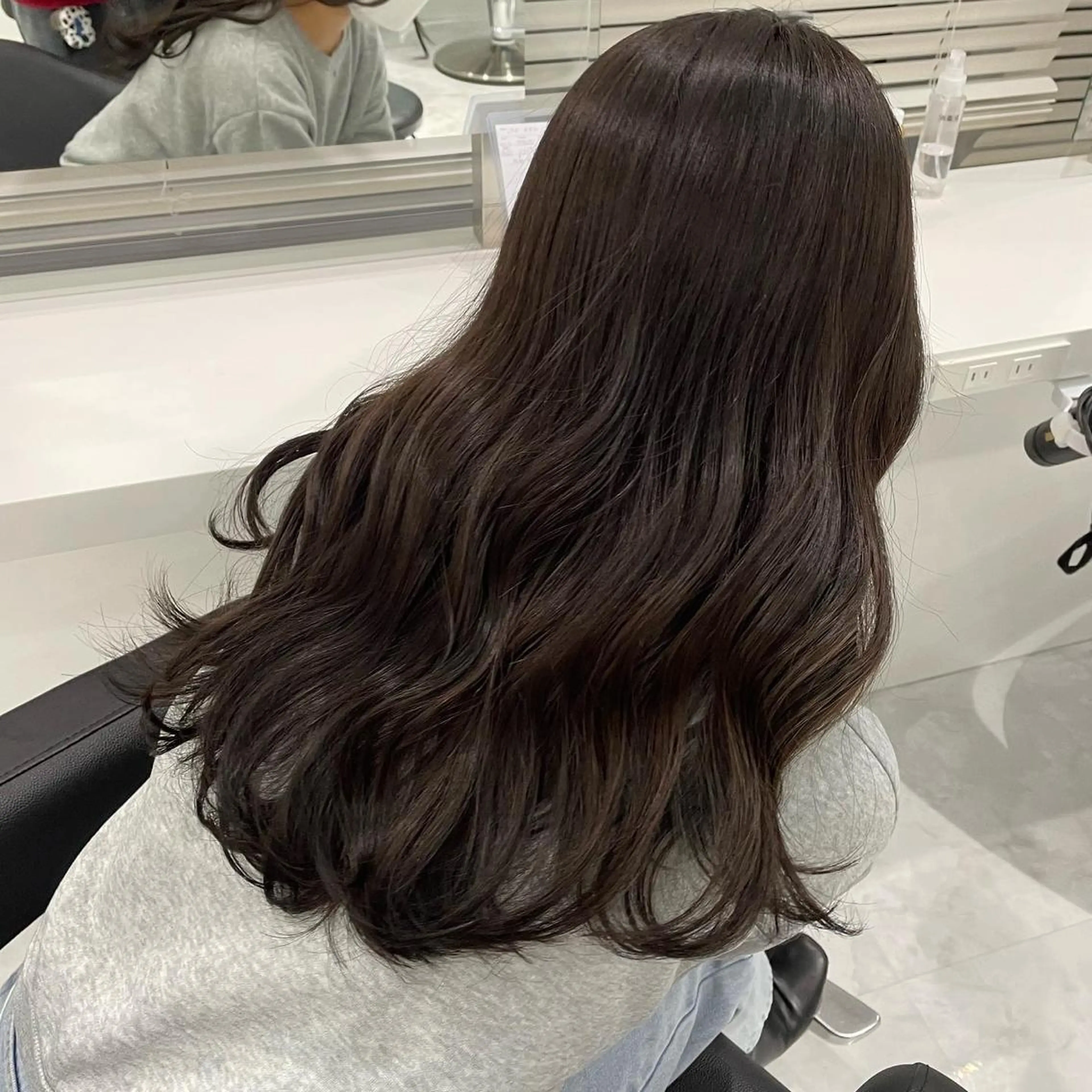 セミロング カラー ヘアカラー トリートメント 髪質改善/美髪矯正 艶髪/Takutoのヘアスタイル