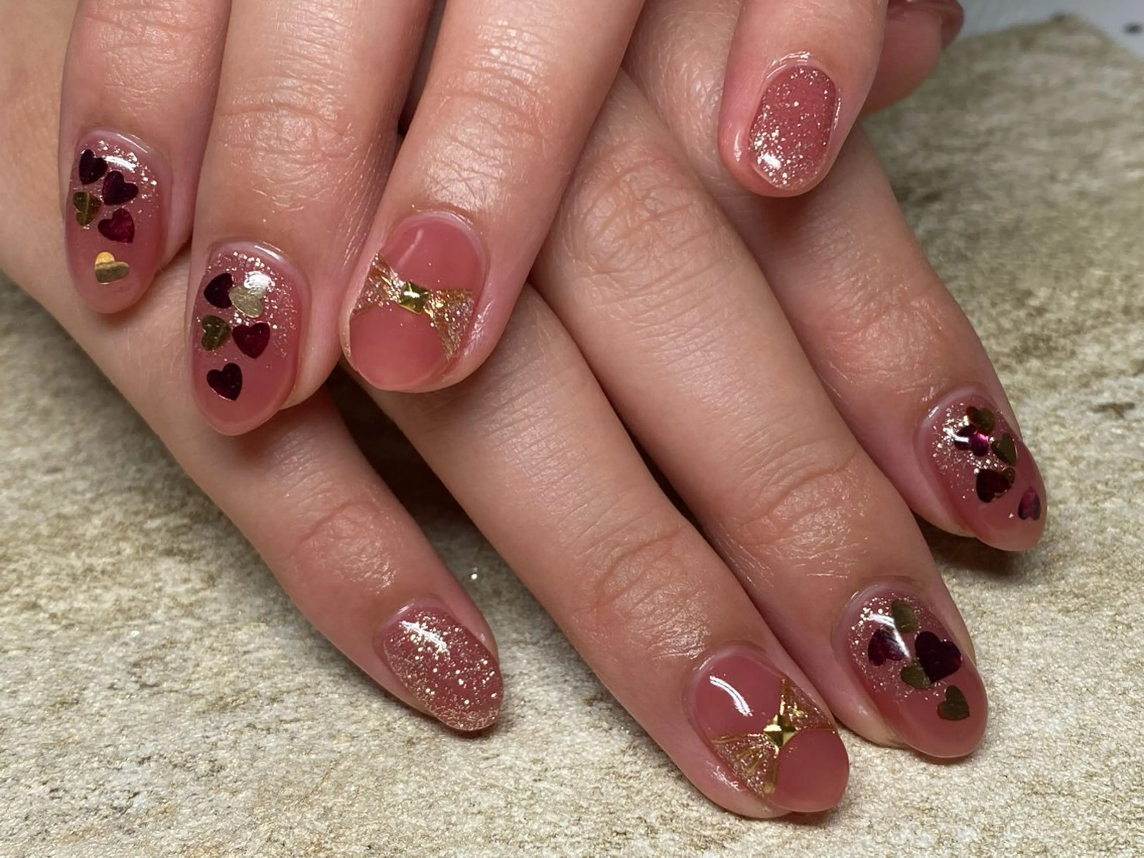 ネイル アートネイル チークネイル 長さ出し フラッシュネイル フットネイル Nail Annのネイルデザイン
