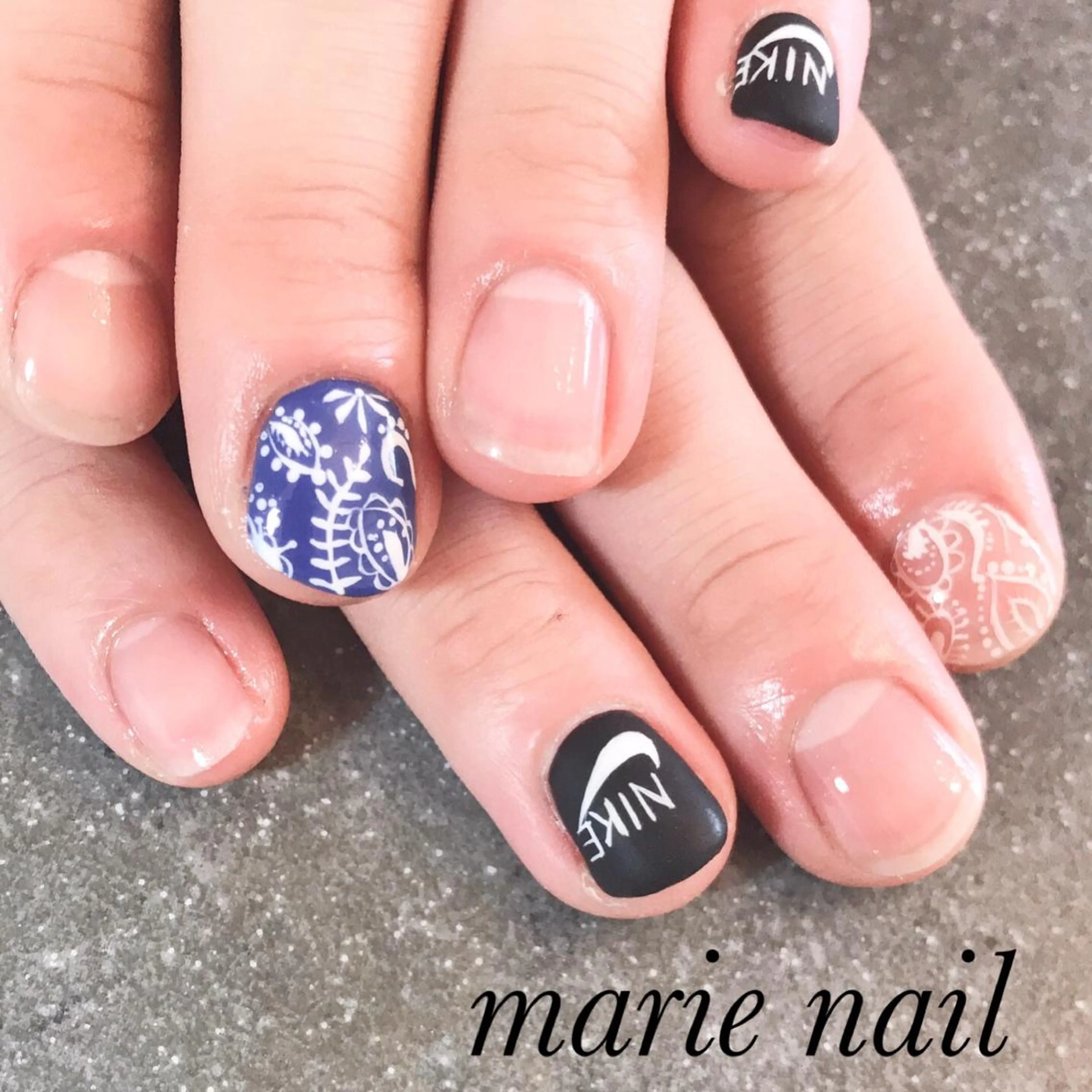 ネイル アートネイル メンズネイル marie nailのネイルデザイン