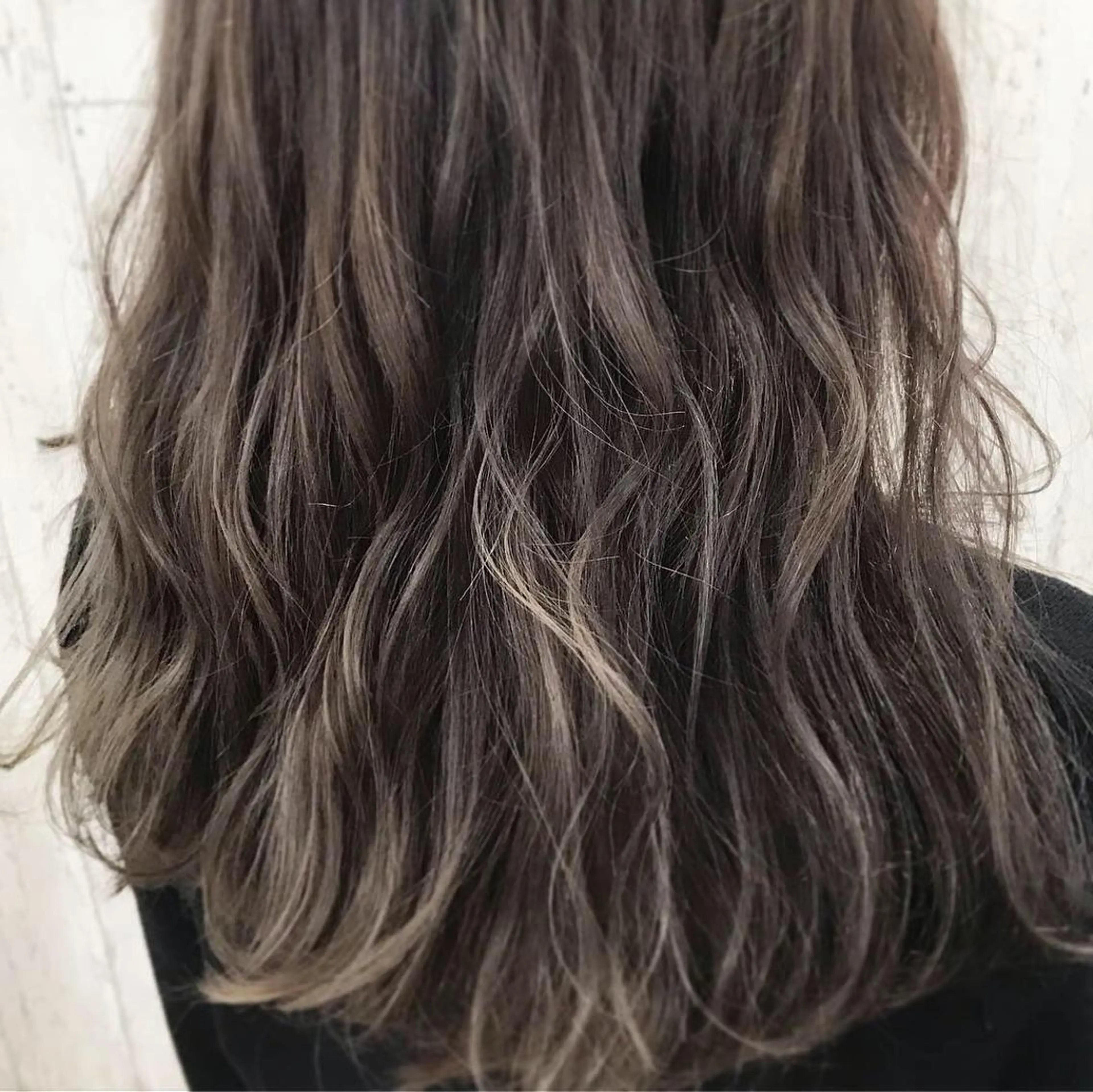 ミディアム カラー ショコラグレージュ グレージュ ラベンダーカラー ヘアカラー kazufumi ..のヘアスタイル