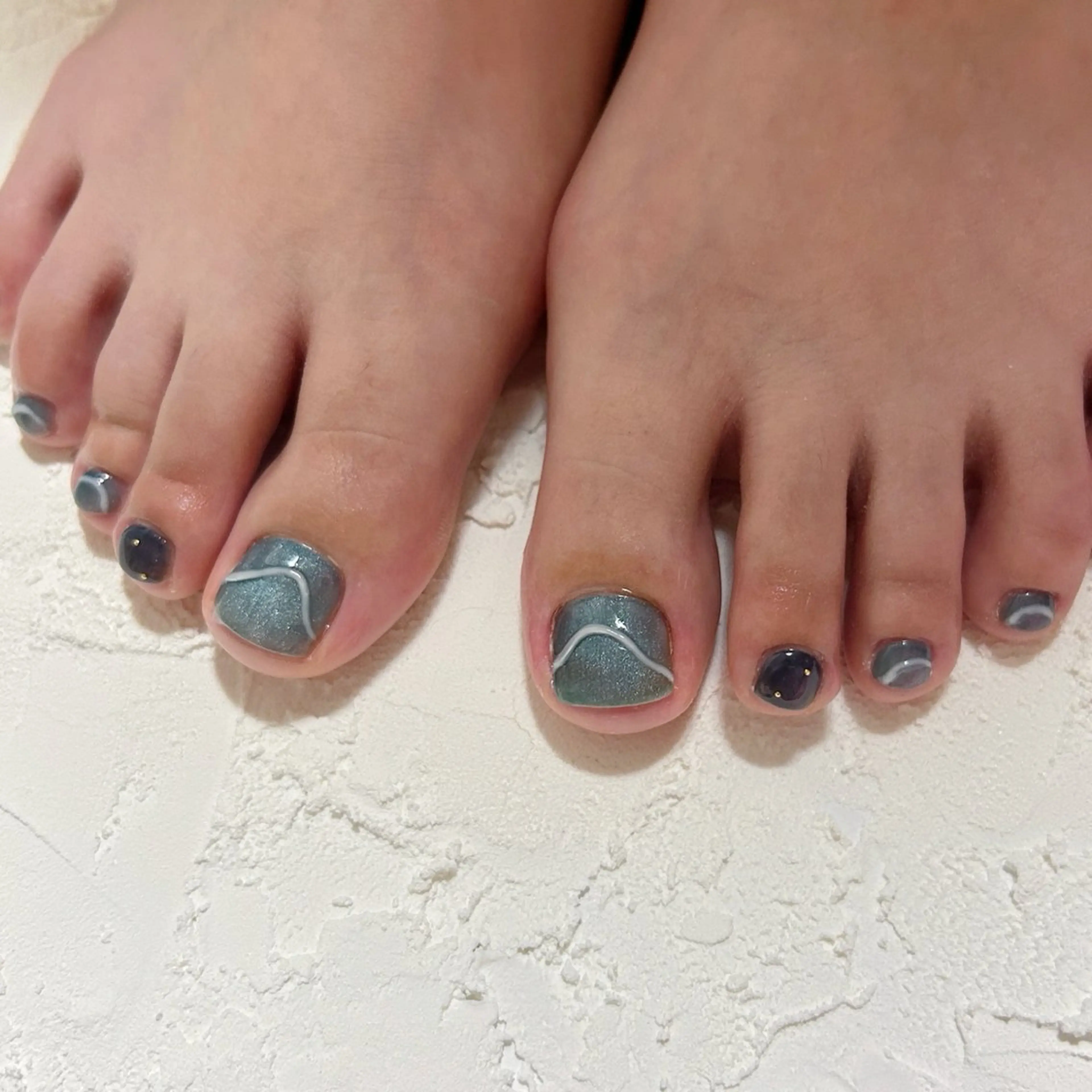 ネイル フットネイル Lofinails ちひろのネイルデザイン