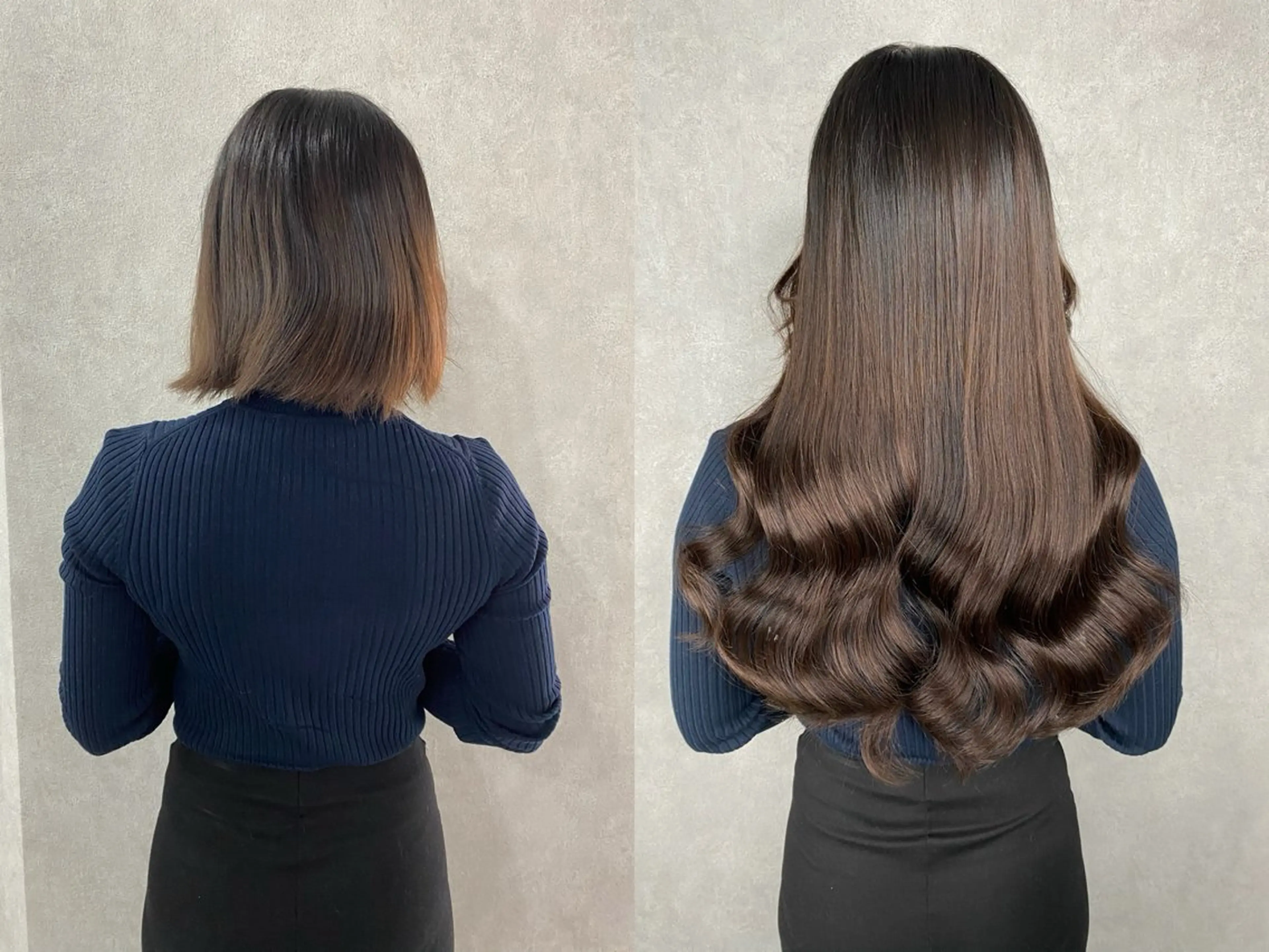 セミロング エクステ 💎馴染むエクステ× 縮毛矯正TOMO💎のヘアスタイル