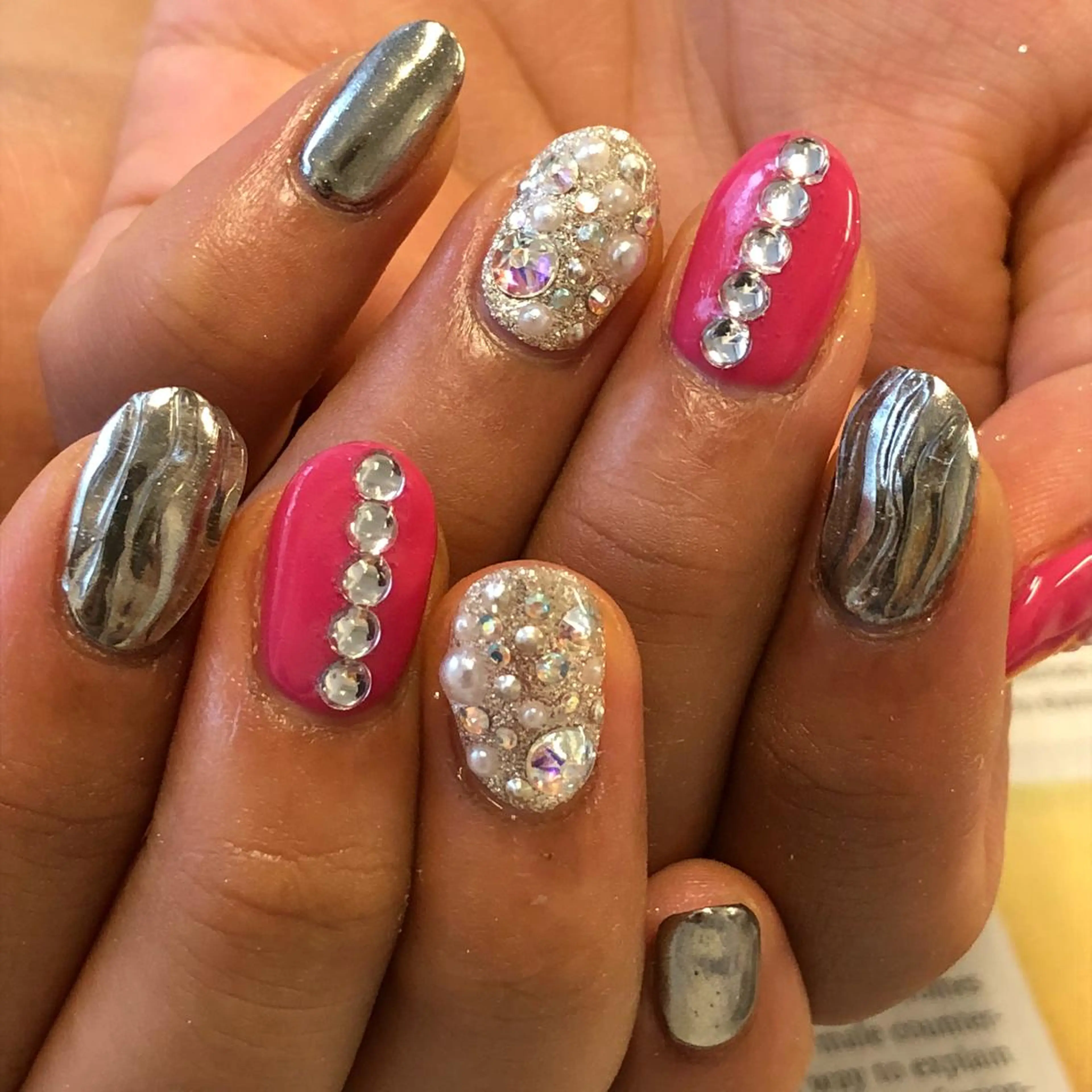 ネイル ミラーネイル ニュアンスネイル KIREIE NAILSのネイルデザイン