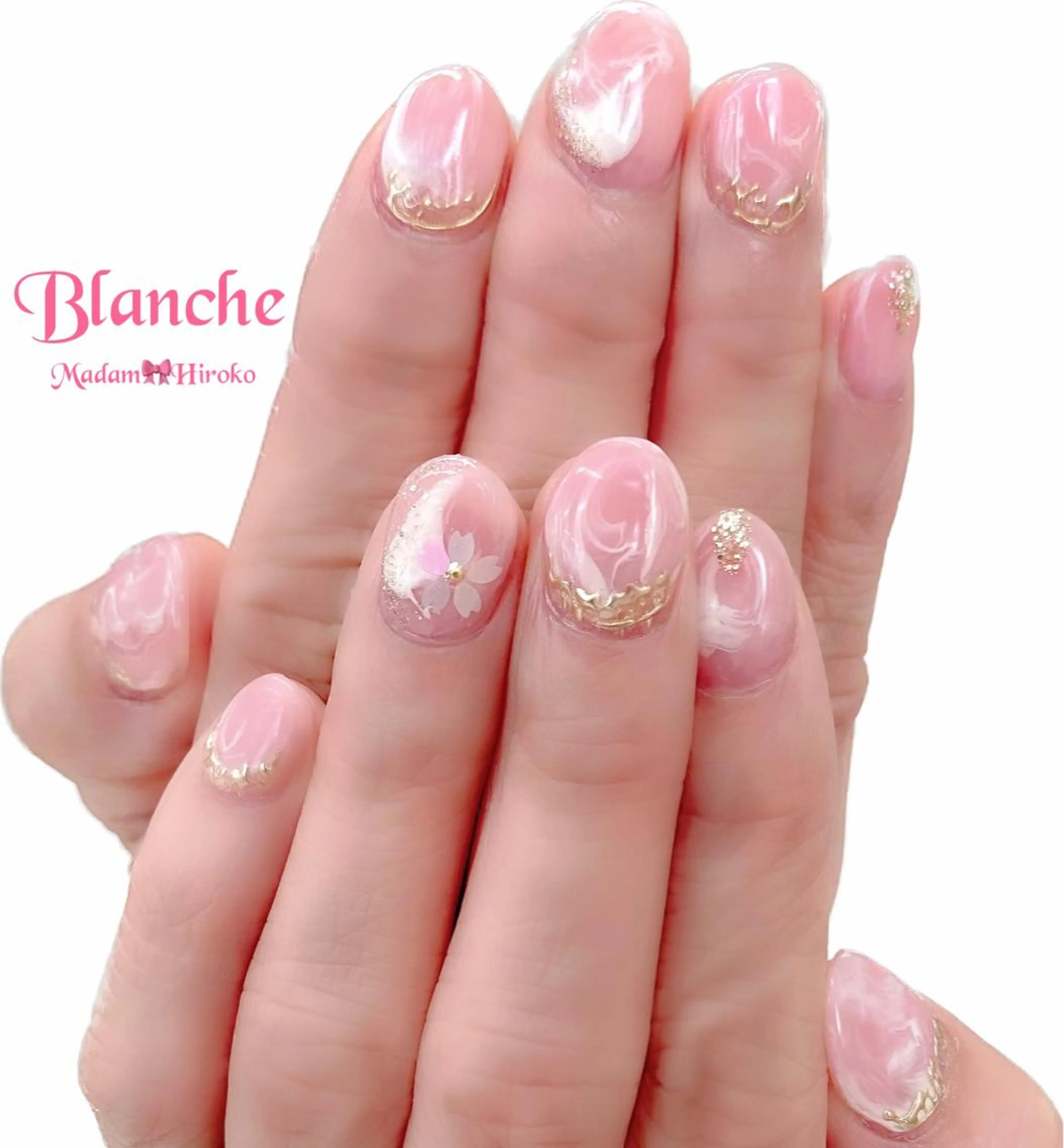 ネイル 春ネイル ハンドネイル Lianネイル 寛子Lianのネイルデザイン
