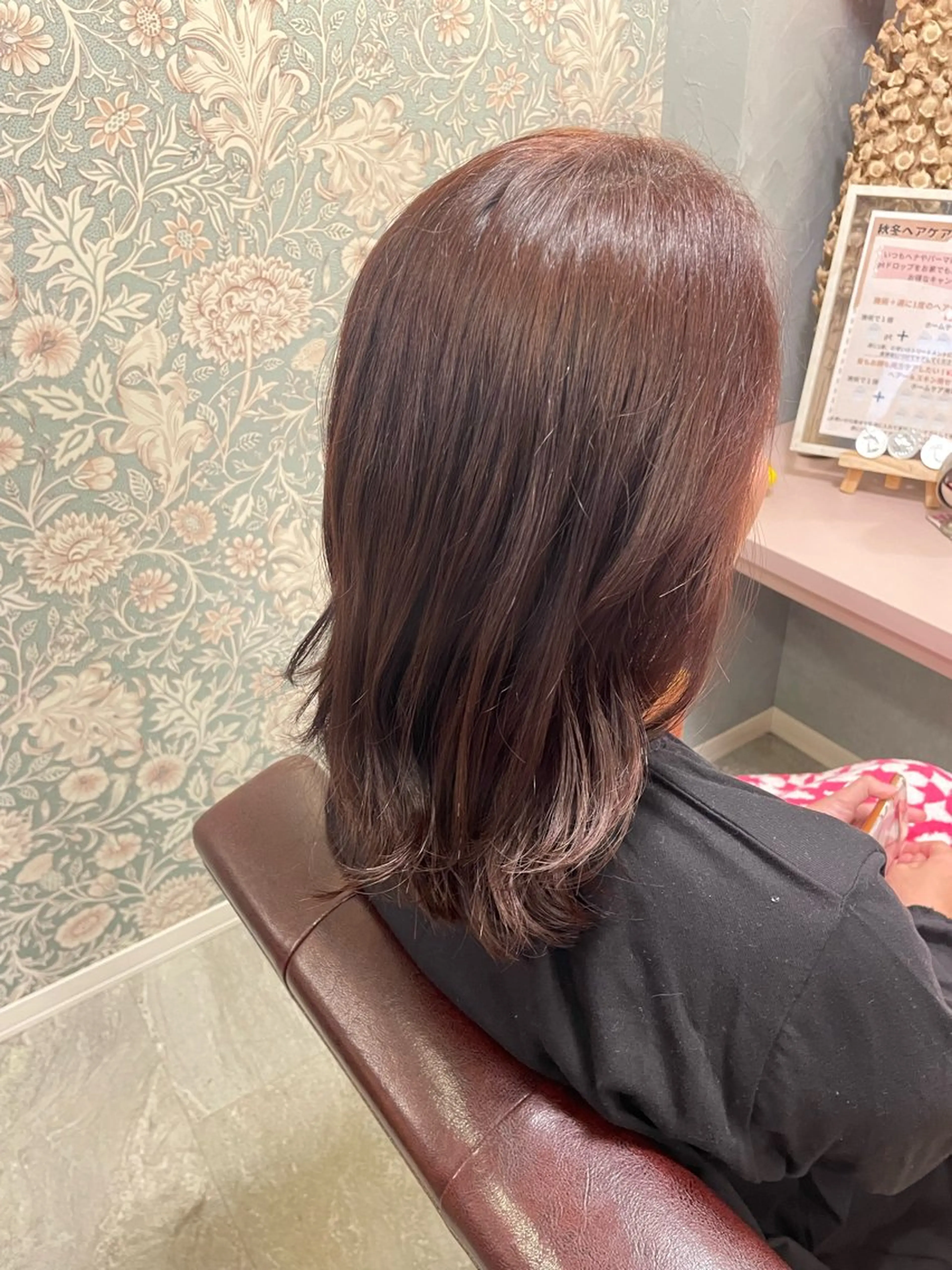 ミディアム hair make echo滿木あい花のヘアスタイル