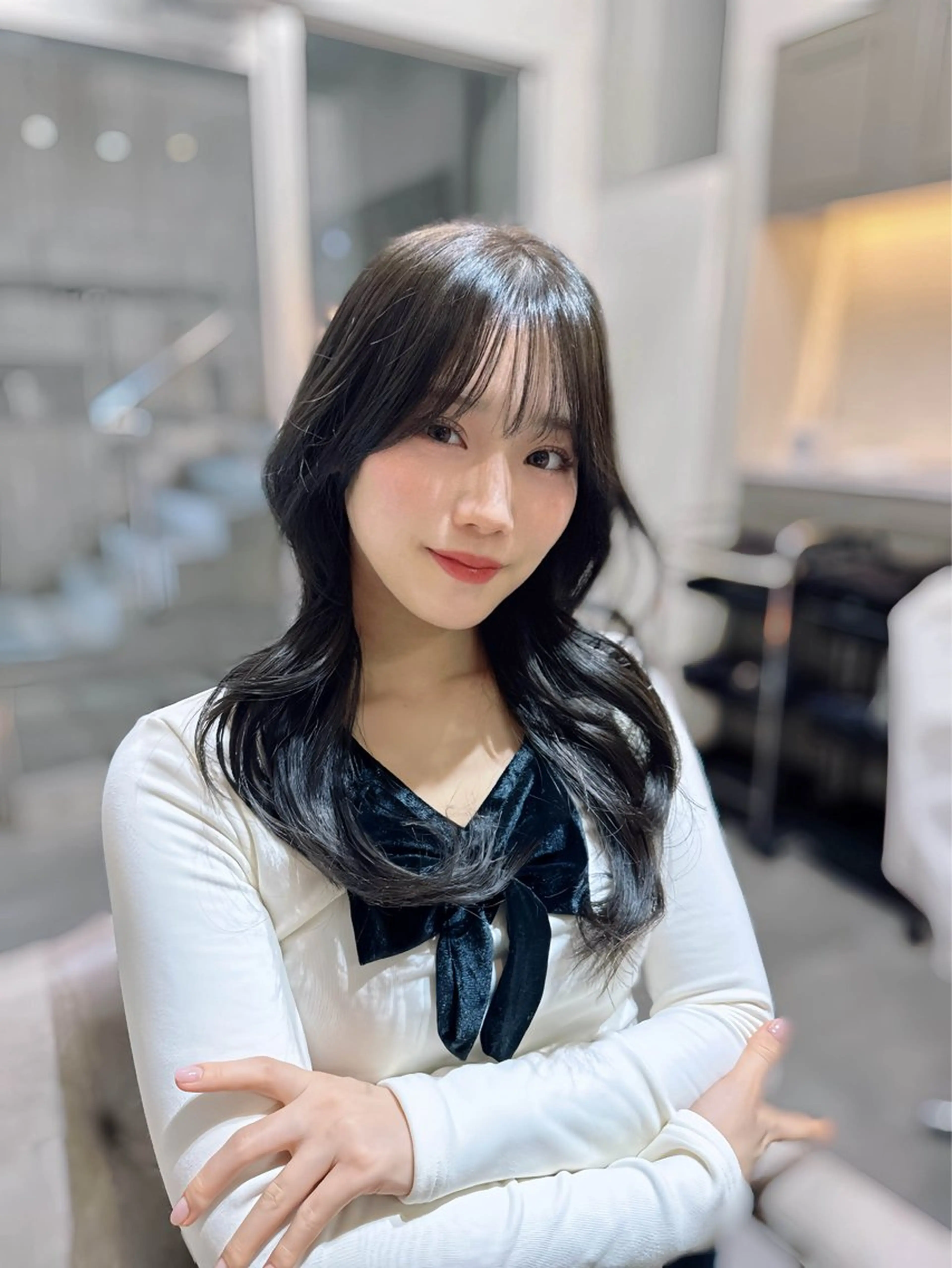 ロング カラー カット ヘアカラー トリートメント silk-lei🌈 川井雄太のヘアスタイル