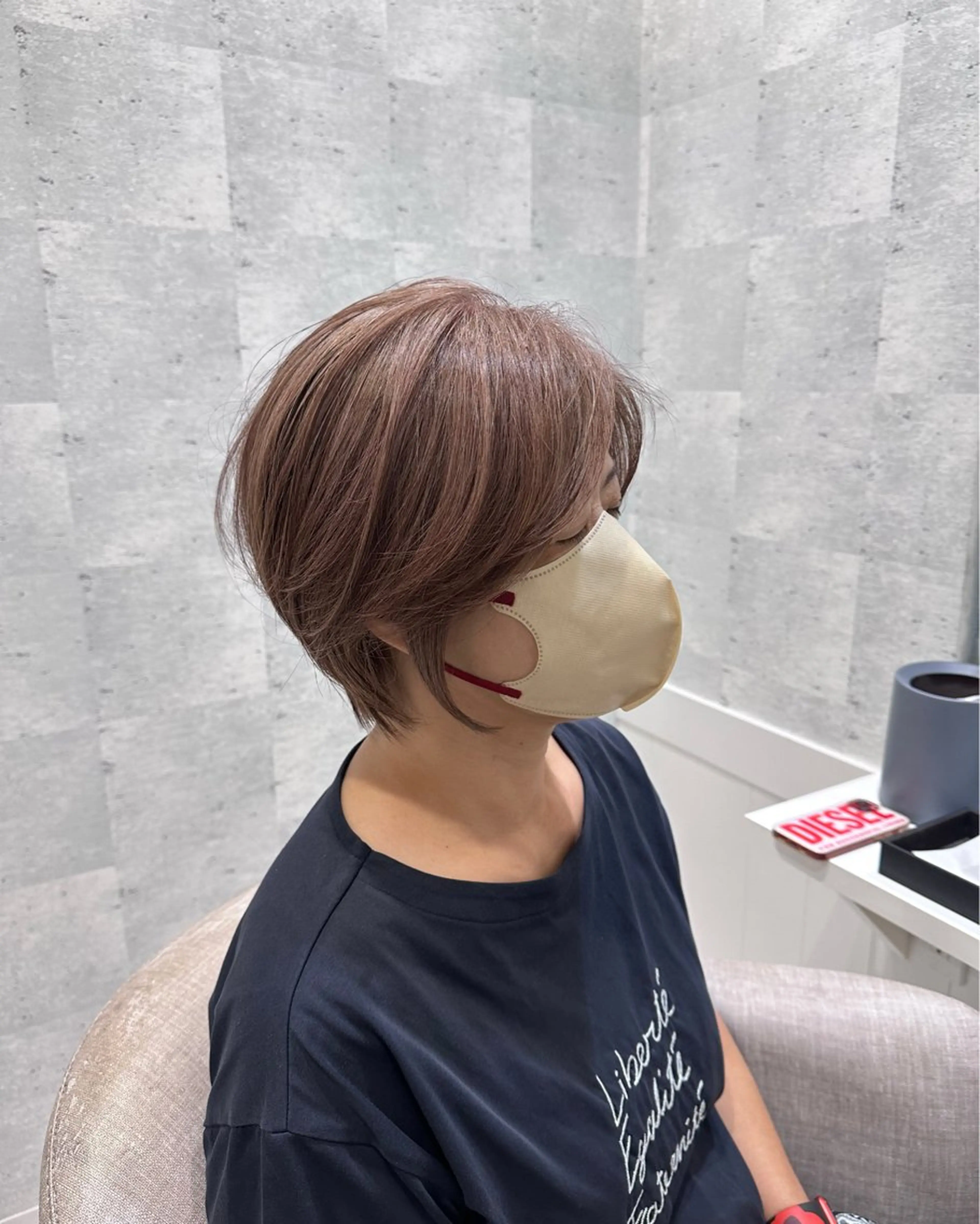 ショート カラー カット ヘアカラー トリートメント 西山 将太のヘアスタイル