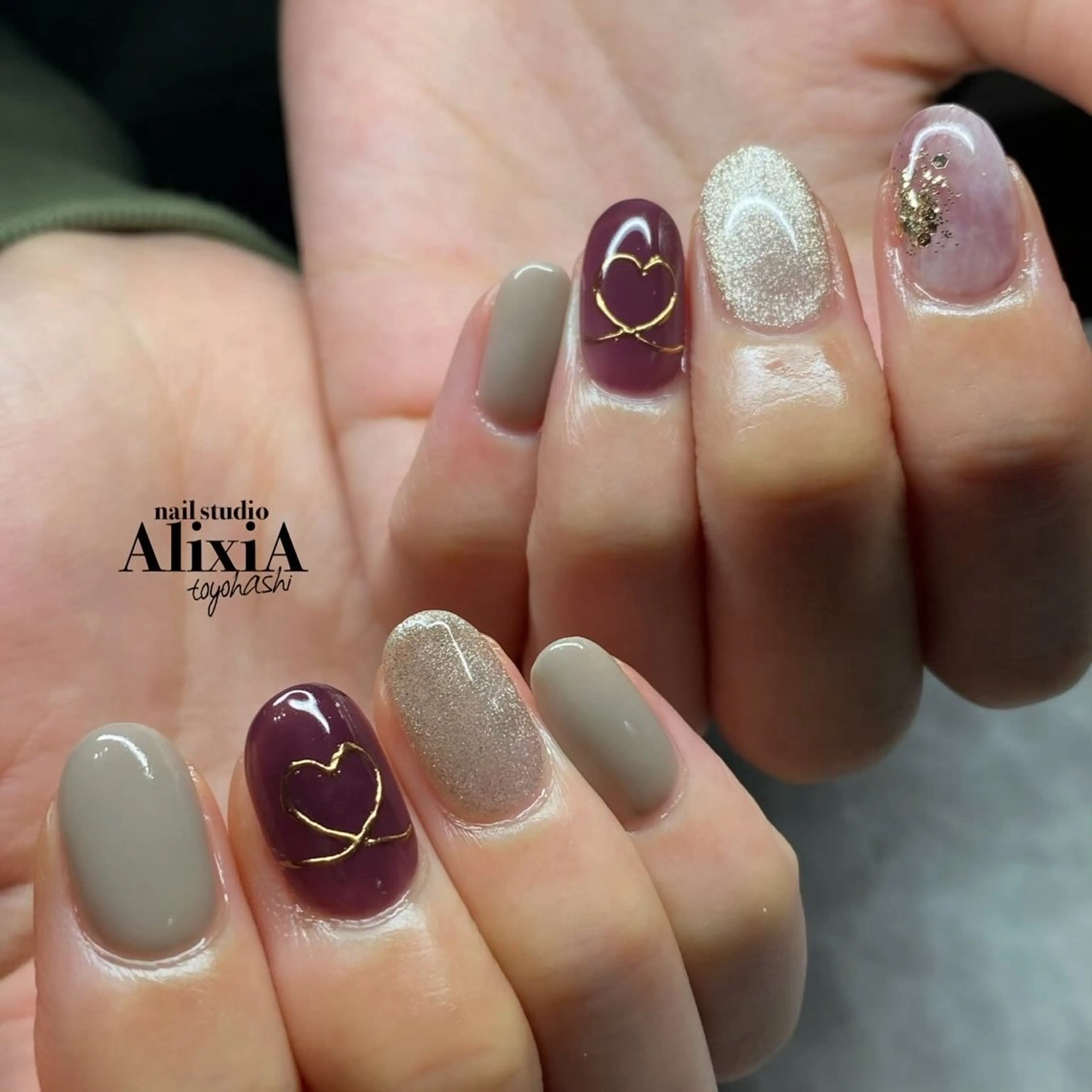 ネイル ハンドネイル AlixiA ゆみのネイルデザイン
