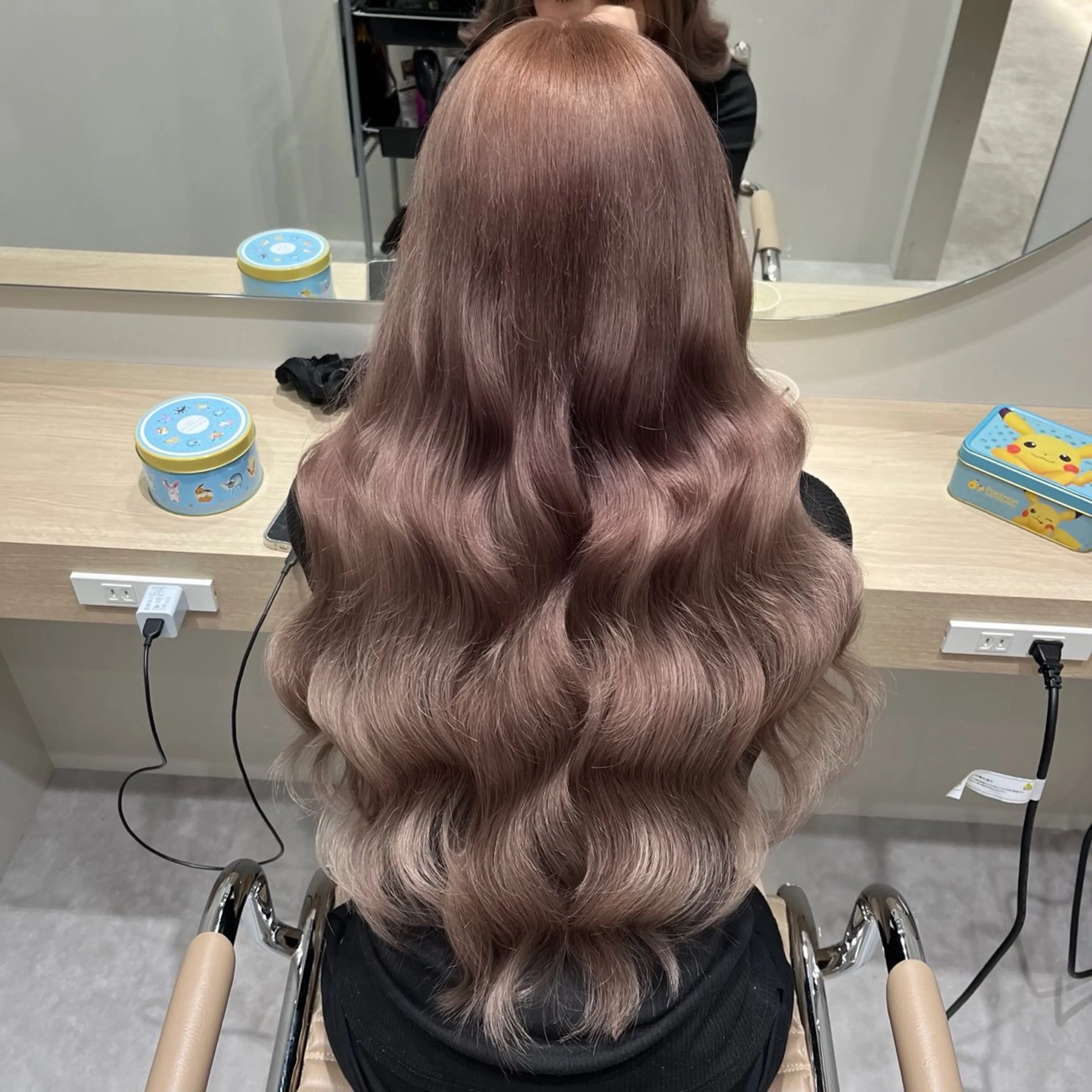 ロング カラー シールエクステ ハイライトカラー インナーカラー エクステ ハイライト ヘアカラー トリートメント エクステ 福岡 天神 大名 エクステ.みう🐱のヘアスタイル