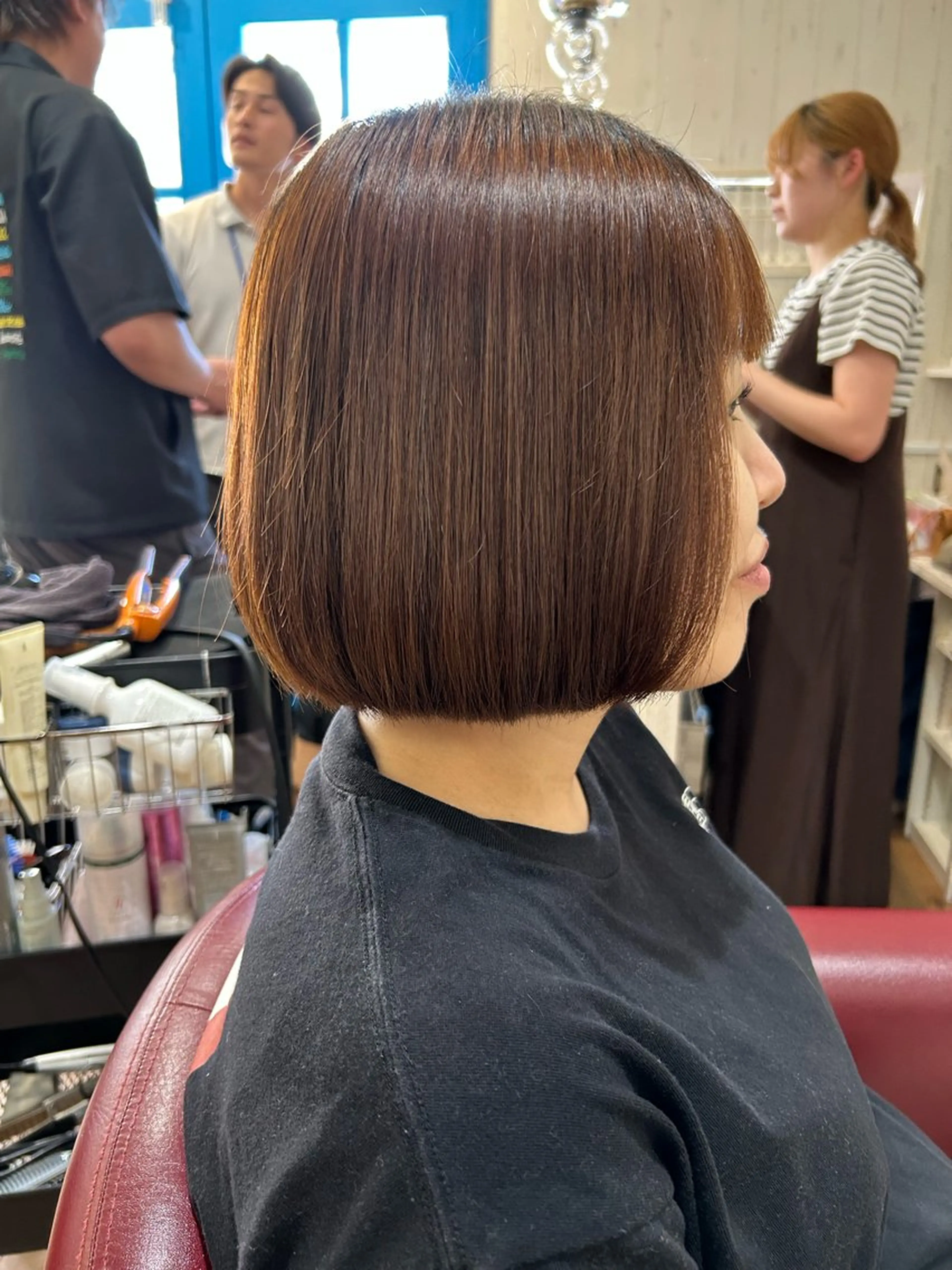 ミディアム カラー ヘアーサロン マルキーズのヘアスタイル