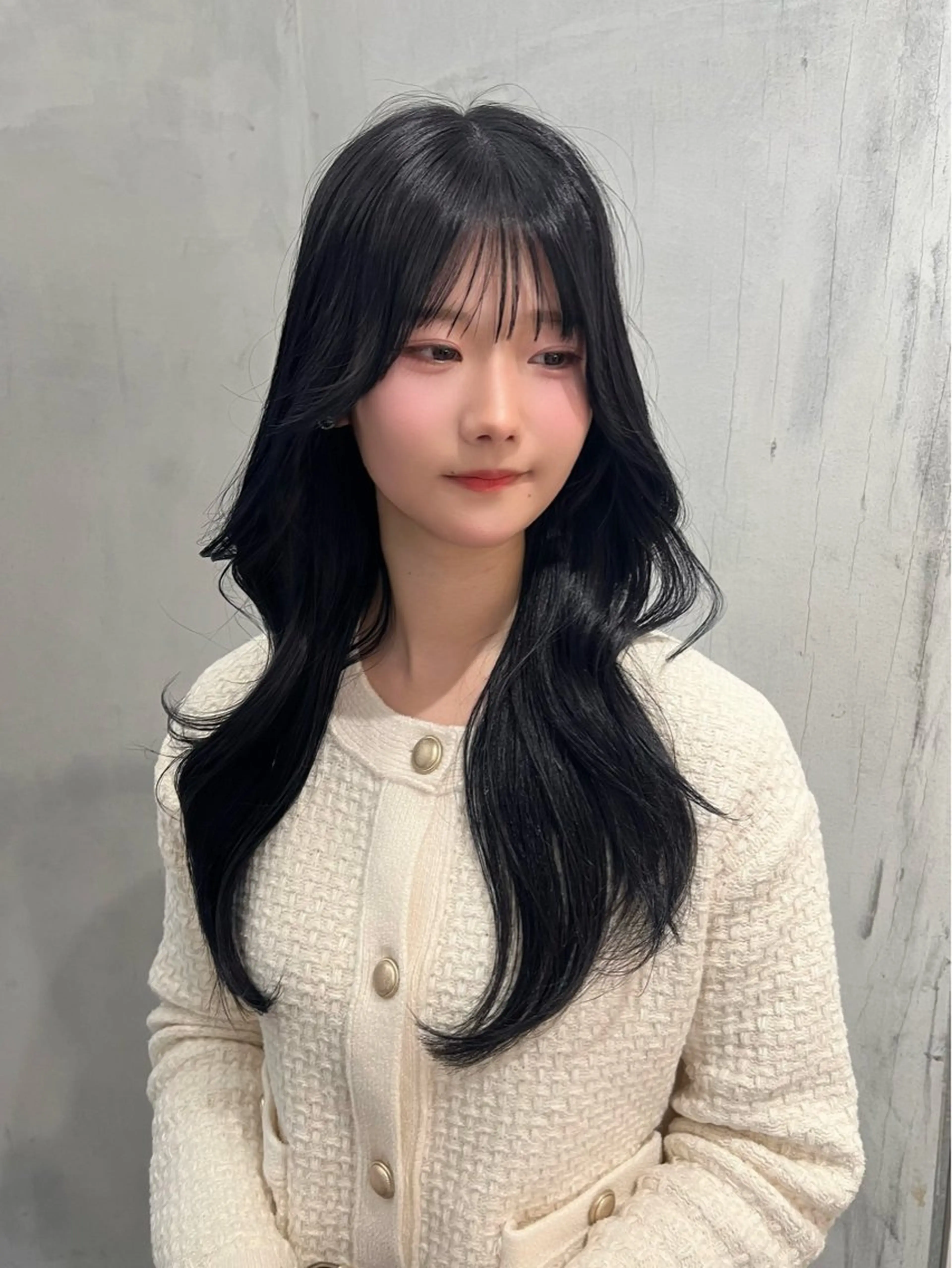 ロング 韓国風ヘア レイヤーカット 韓国レイヤーカット/ 縮毛矯正/羽田航のヘアスタイル