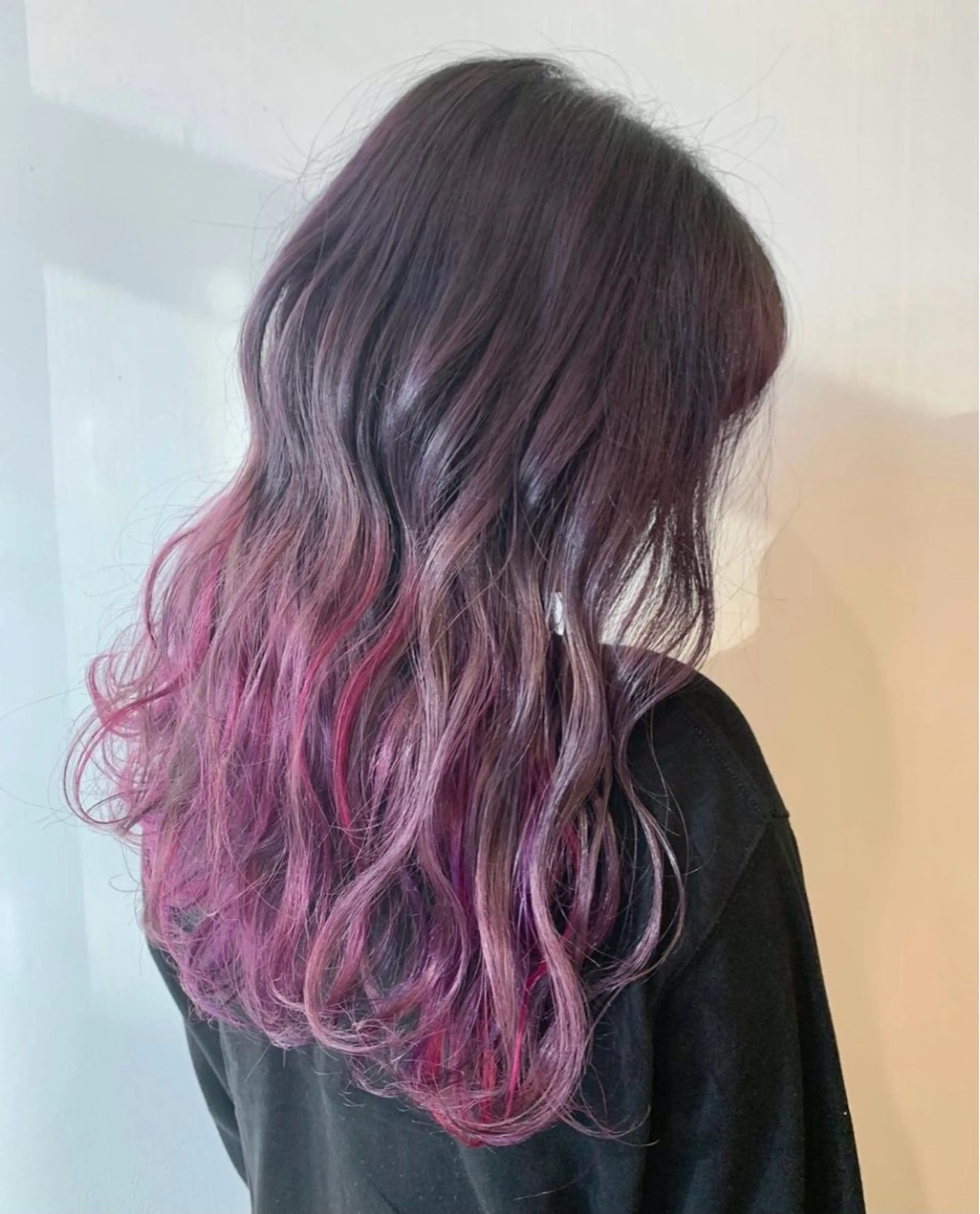 ロング カラー ラベンダーカラー ピンクカラー パープルカラー ◤ Jammin.◢ Mizuho.のヘアスタイル