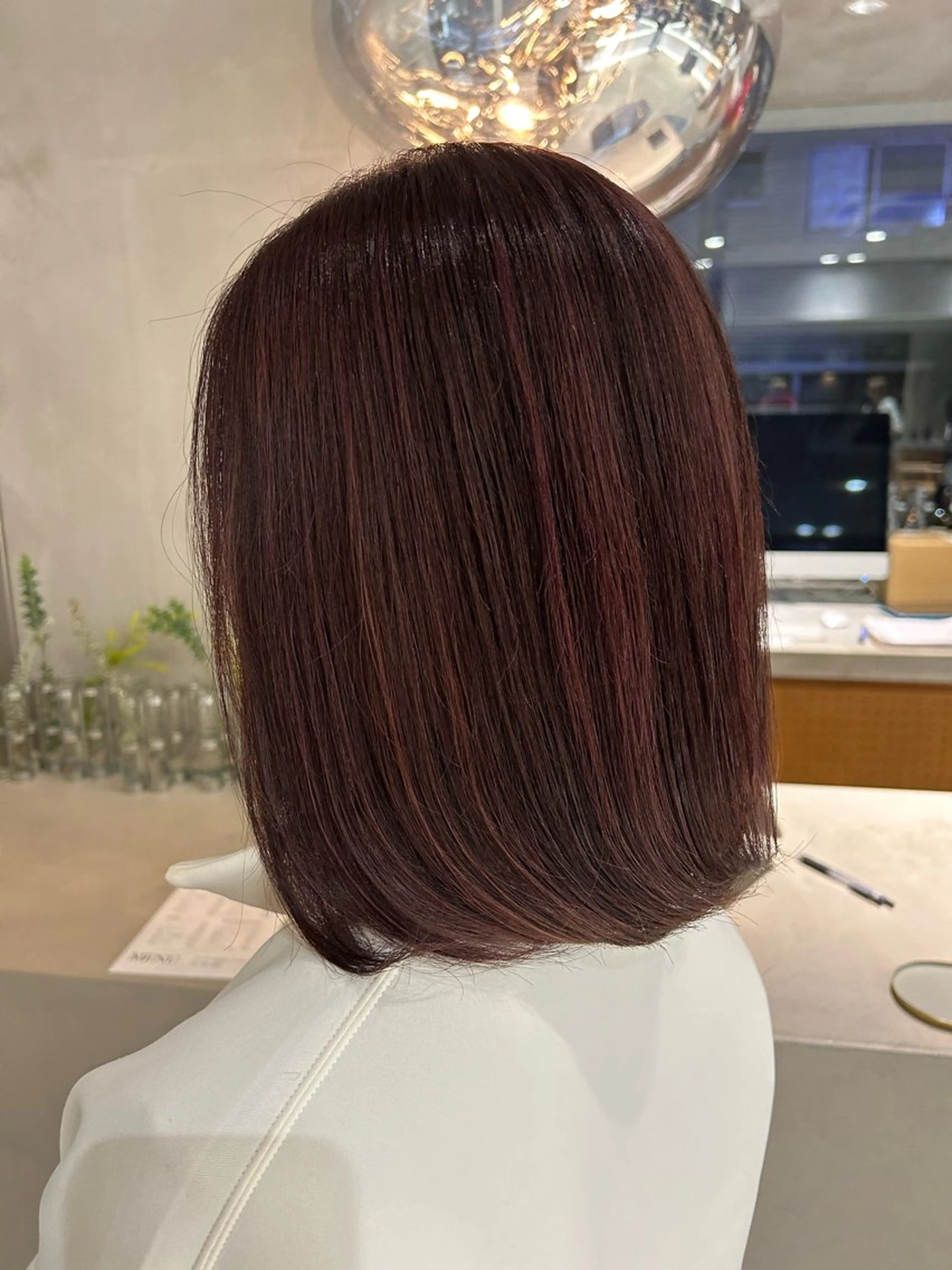 ミディアム カラー ・ nanokaのヘアスタイル