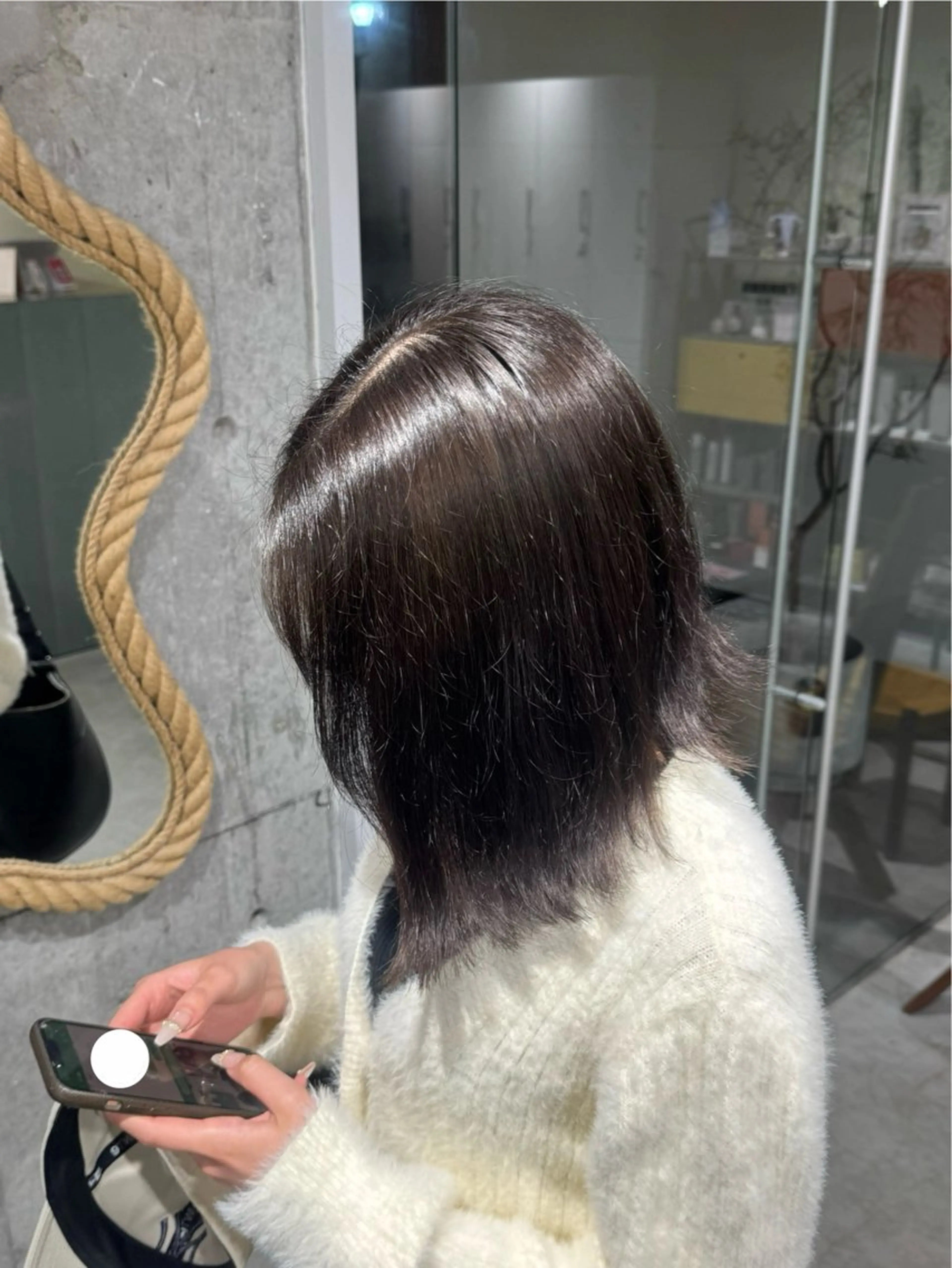 ミディアム ヘアカラー クロダ ワカハのヘアスタイル