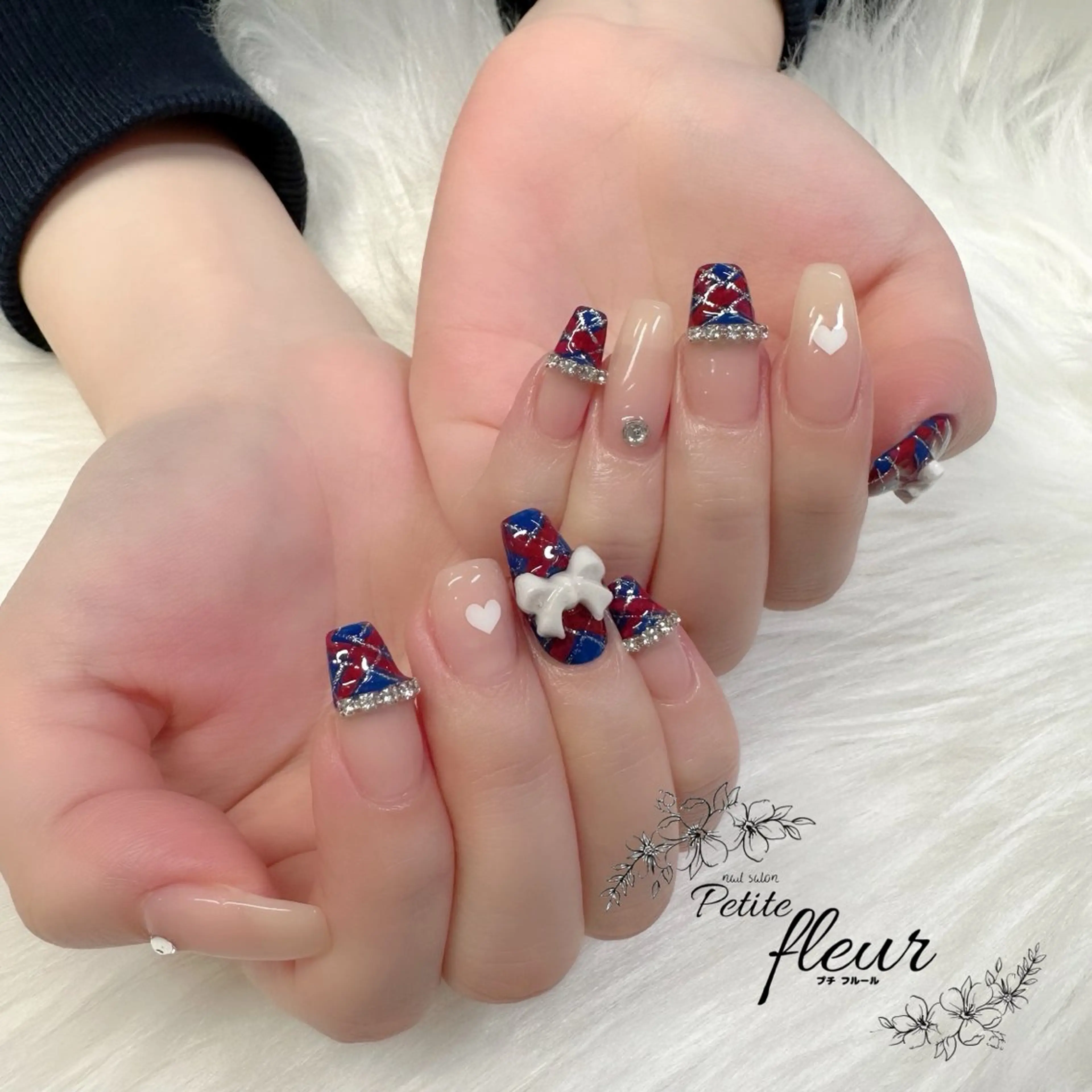 ネイル アートネイル 持ち込み ❁⃘*。Petite fleur❁⃘*りさのネイルデザイン