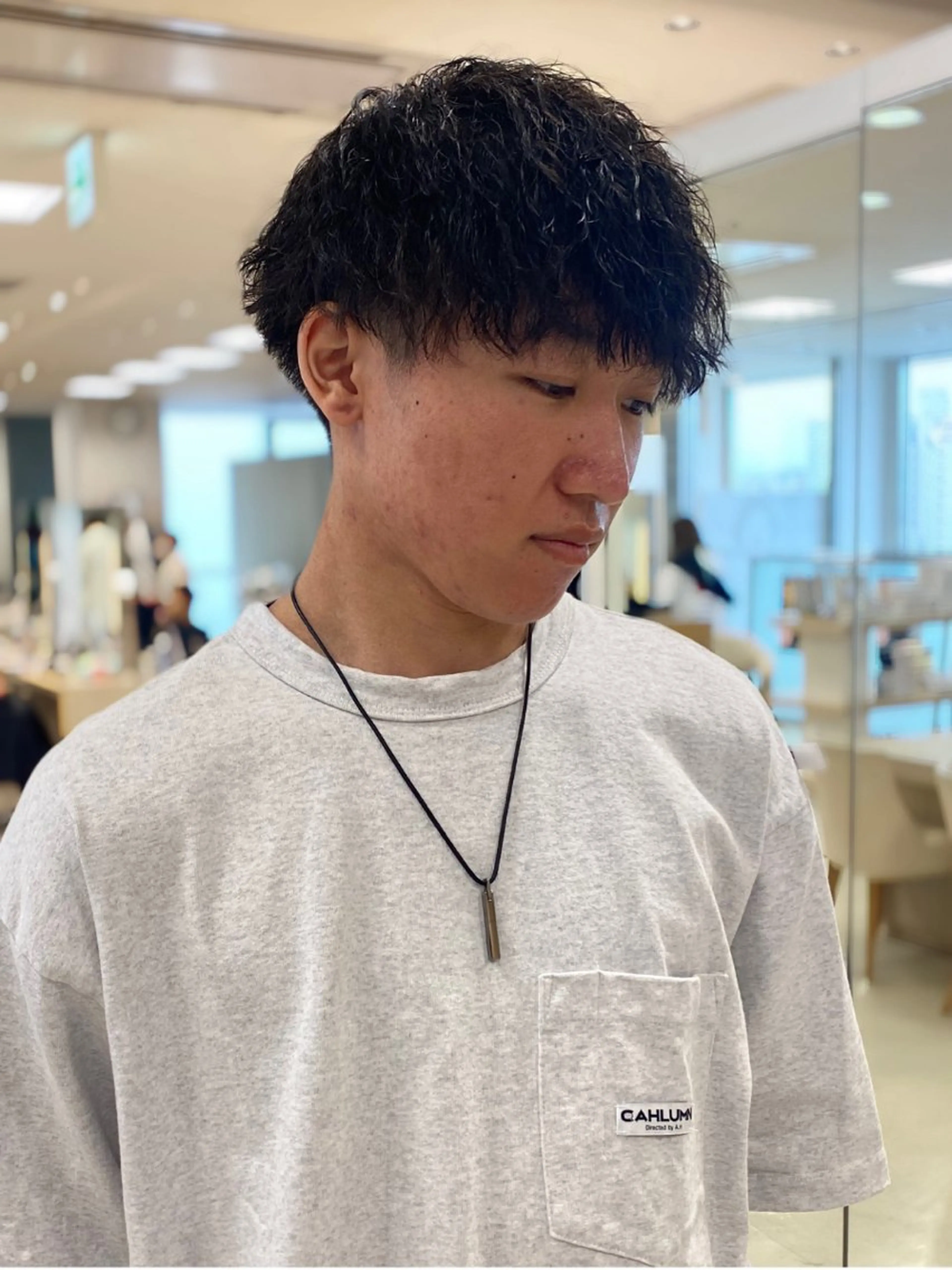 ミディアム パーマ ミディアムパーマ ニュアンスパーマ お悩み解決美容師🦚 片山/銀座/有楽町のヘアスタイル