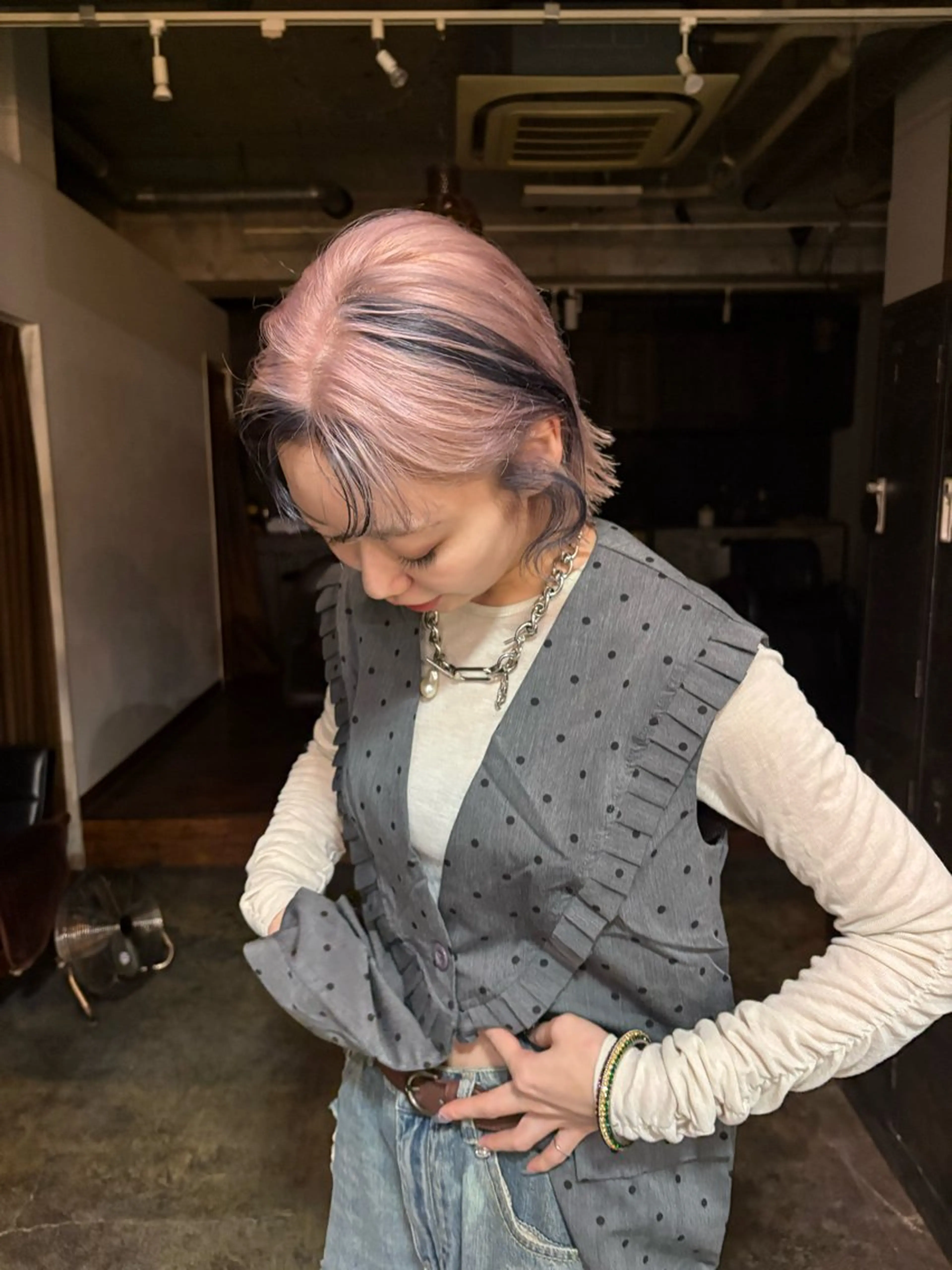 ショート カット ヘアカラー トリートメント ブリーチ/ハイトーン /心斎橋/カノンのヘアスタイル