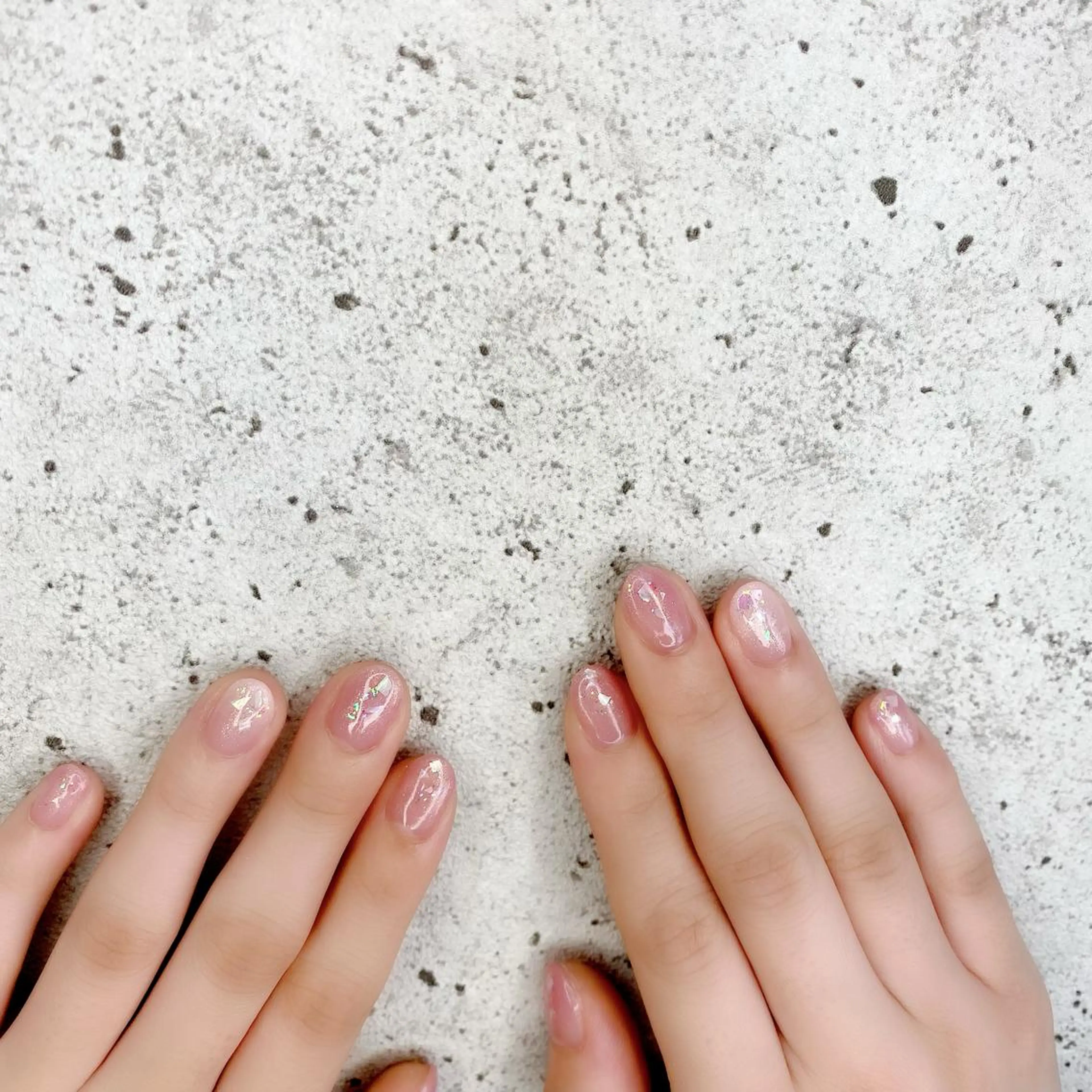 ショート カラー パーマ ヘアアレンジ メンズ キッズ ネイル マツエク・マツパ グラデーションカラー ナチュラル ショートヘア オーロラネイル グラデーション ハンドネイル Salon Ｋのネイルデザイン