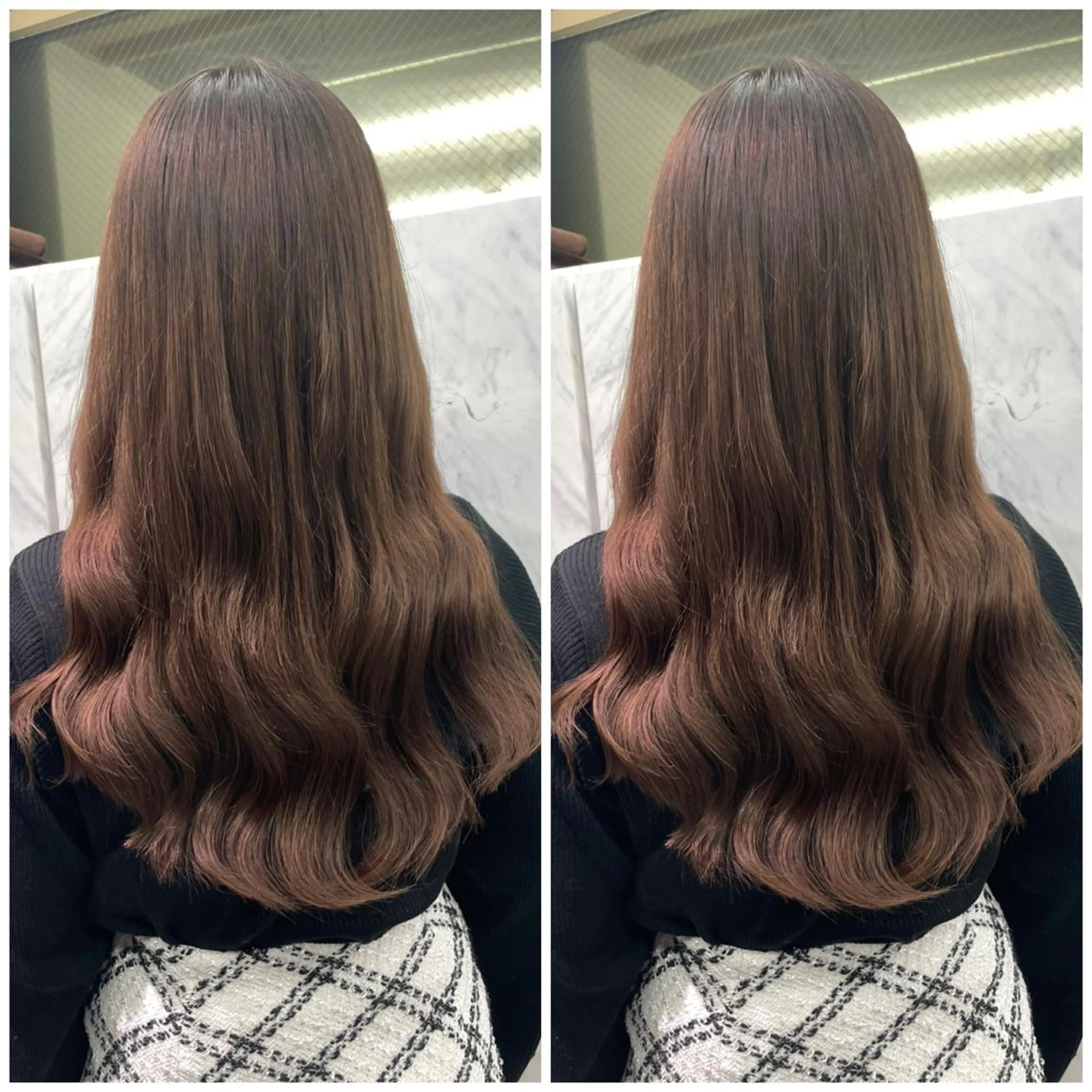 ロング エクステ カット ヘアカラー エクステ 🦋プルエクステ ARISA🦋のヘアスタイル