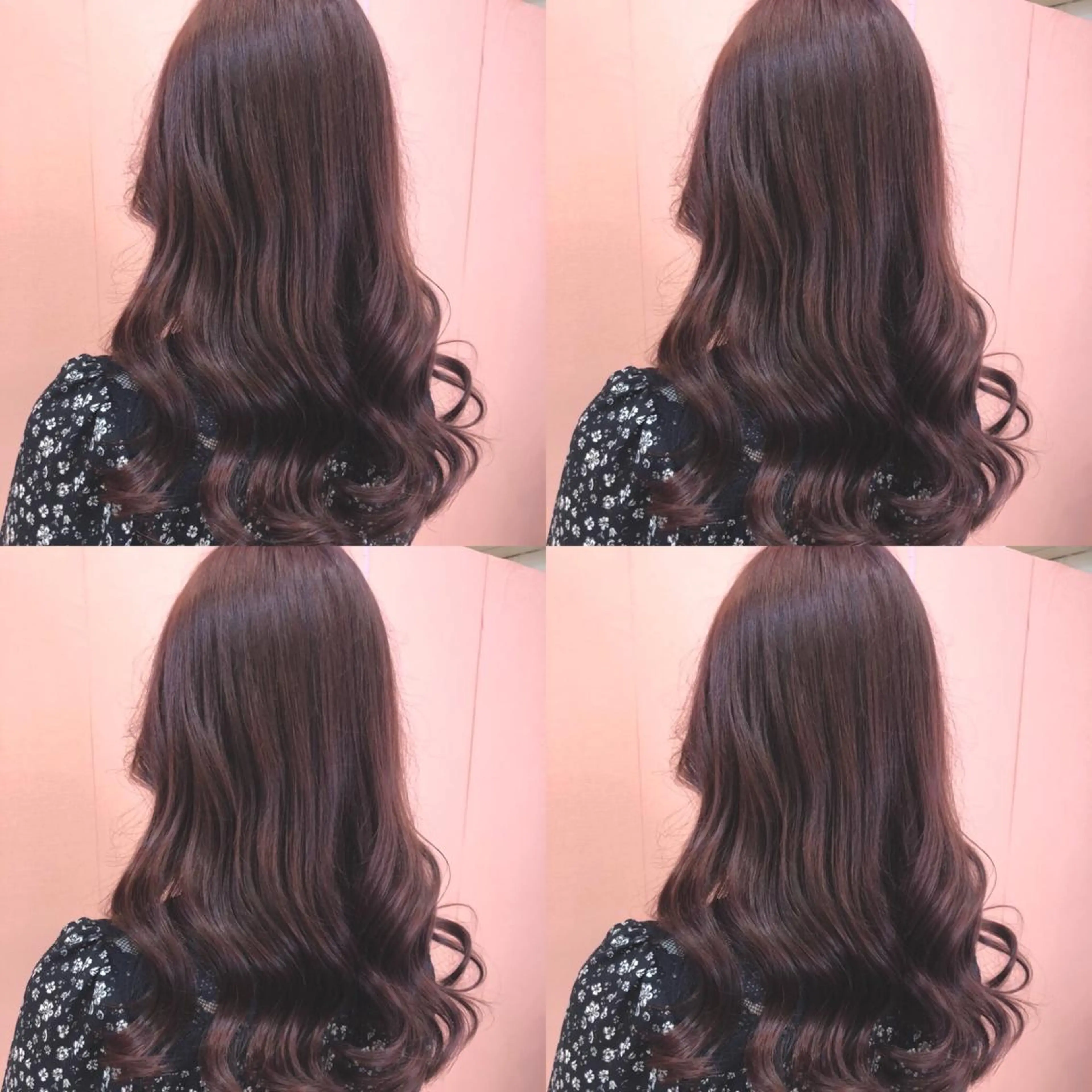 セミロング カラー ブラウンカラー ピンクカラー ピンクブラウン 🌷MAYU 🌷のヘアスタイル