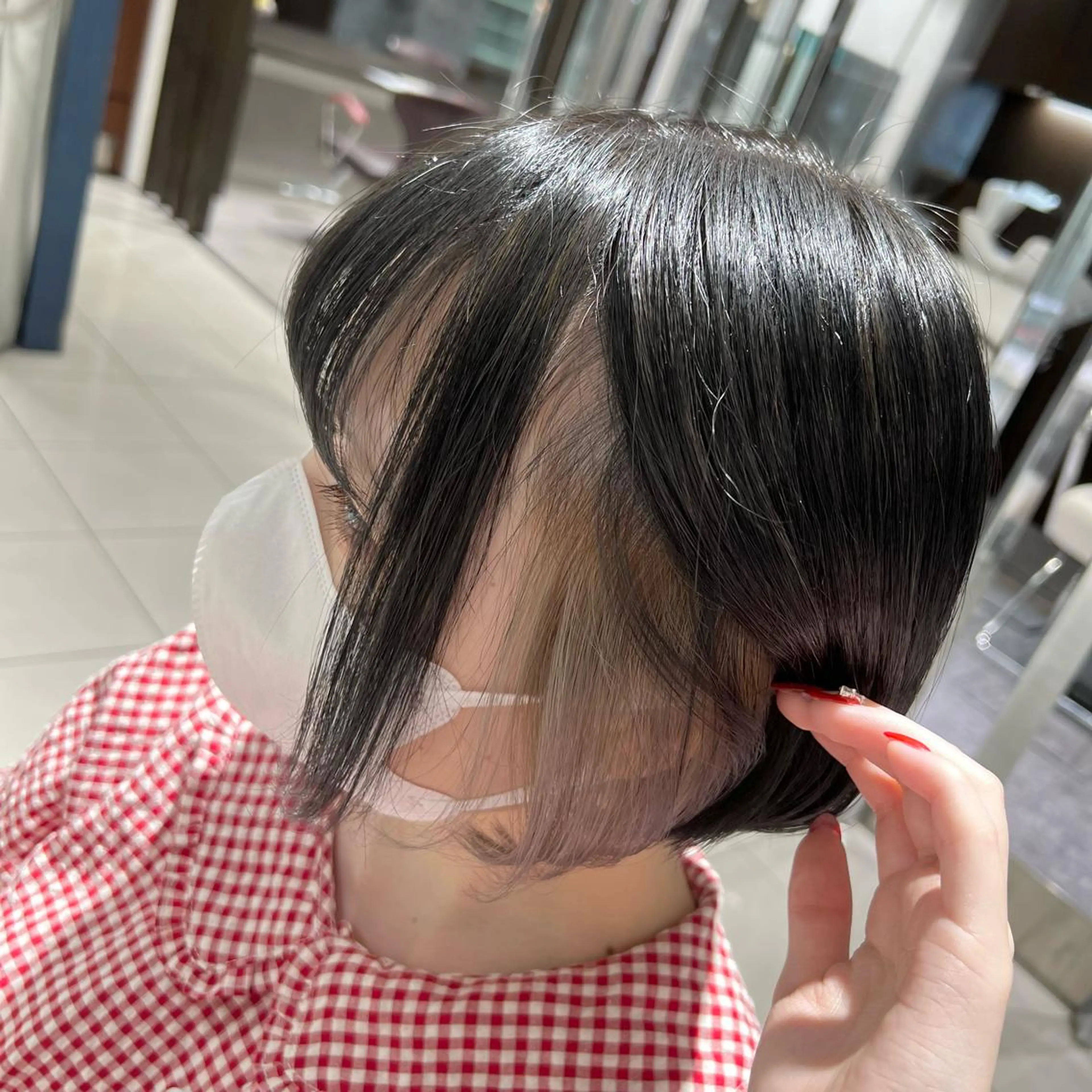 ミディアム カラー インナーカラー ヘアカラー トリートメント stylist 🐶内藤 成香のヘアスタイル