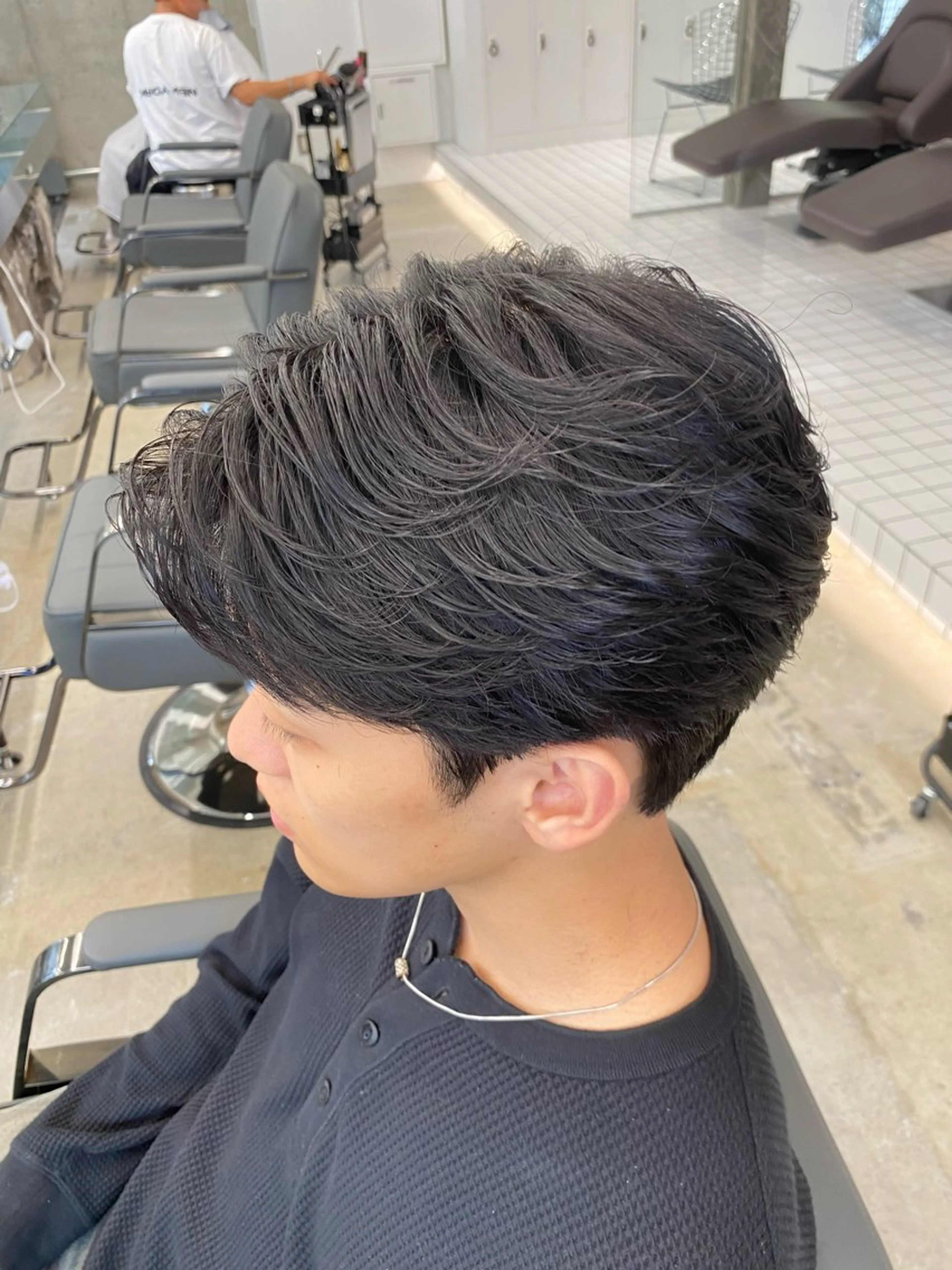 パーマ メンズ カット パーマ パーマ特化/フェザー パーマシャドウ/真生のヘアスタイル