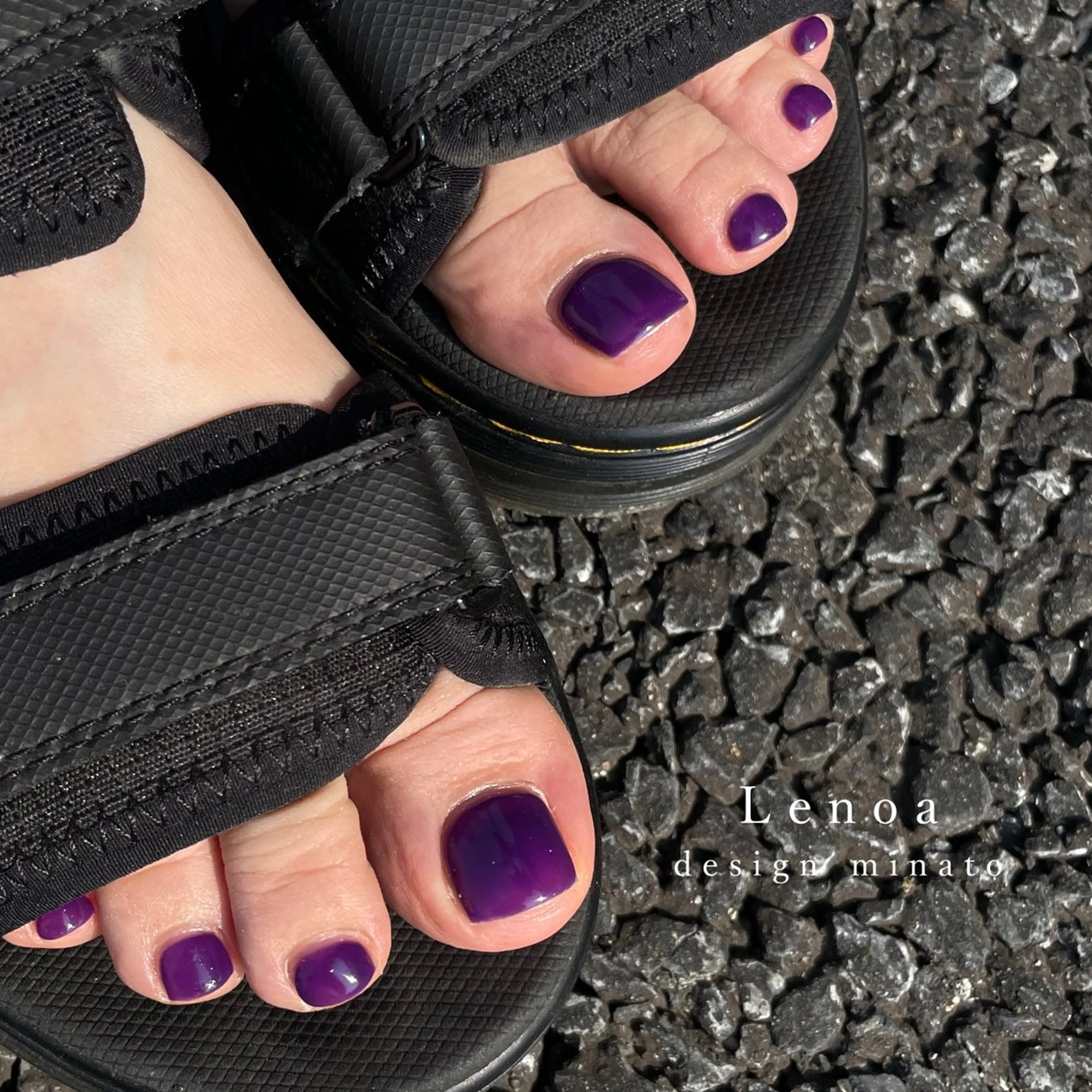 ネイル フットネイル Lenoa minatoのネイルデザイン